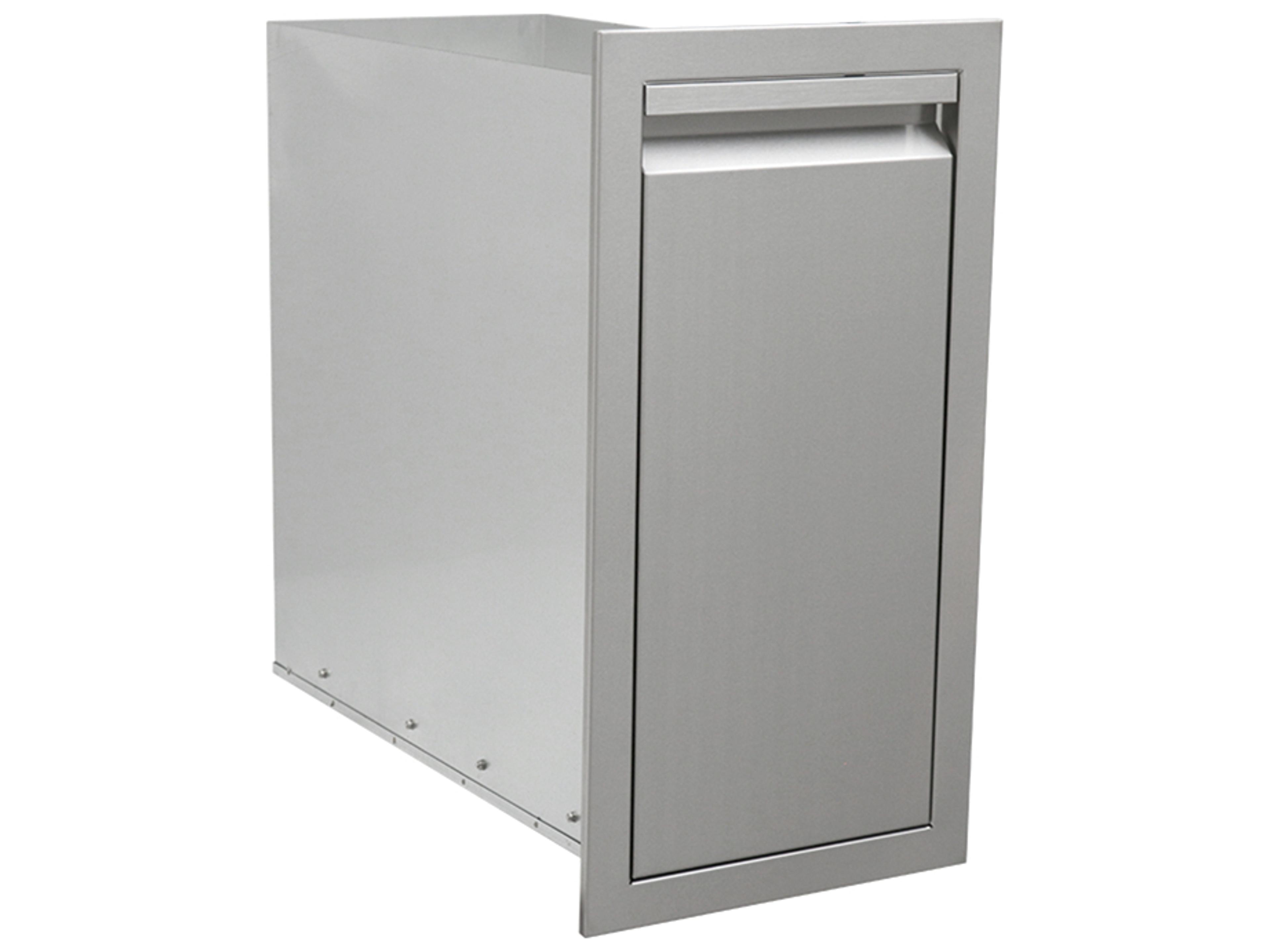 RCS Grills Stainless Steel Valiant Series Charcoal Caddy and/or Pellet Storage Drawer