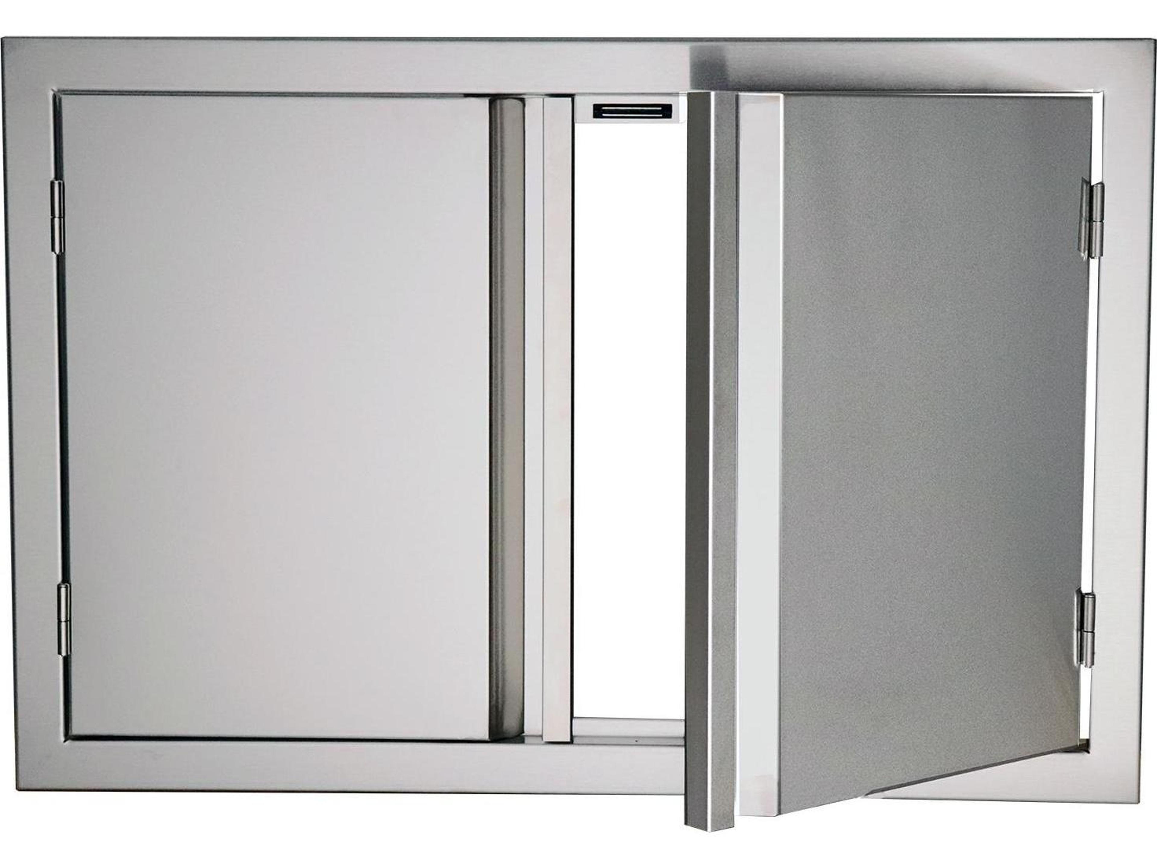 RCS Grills Valiant 33 Inch Wide Stainless Double Door