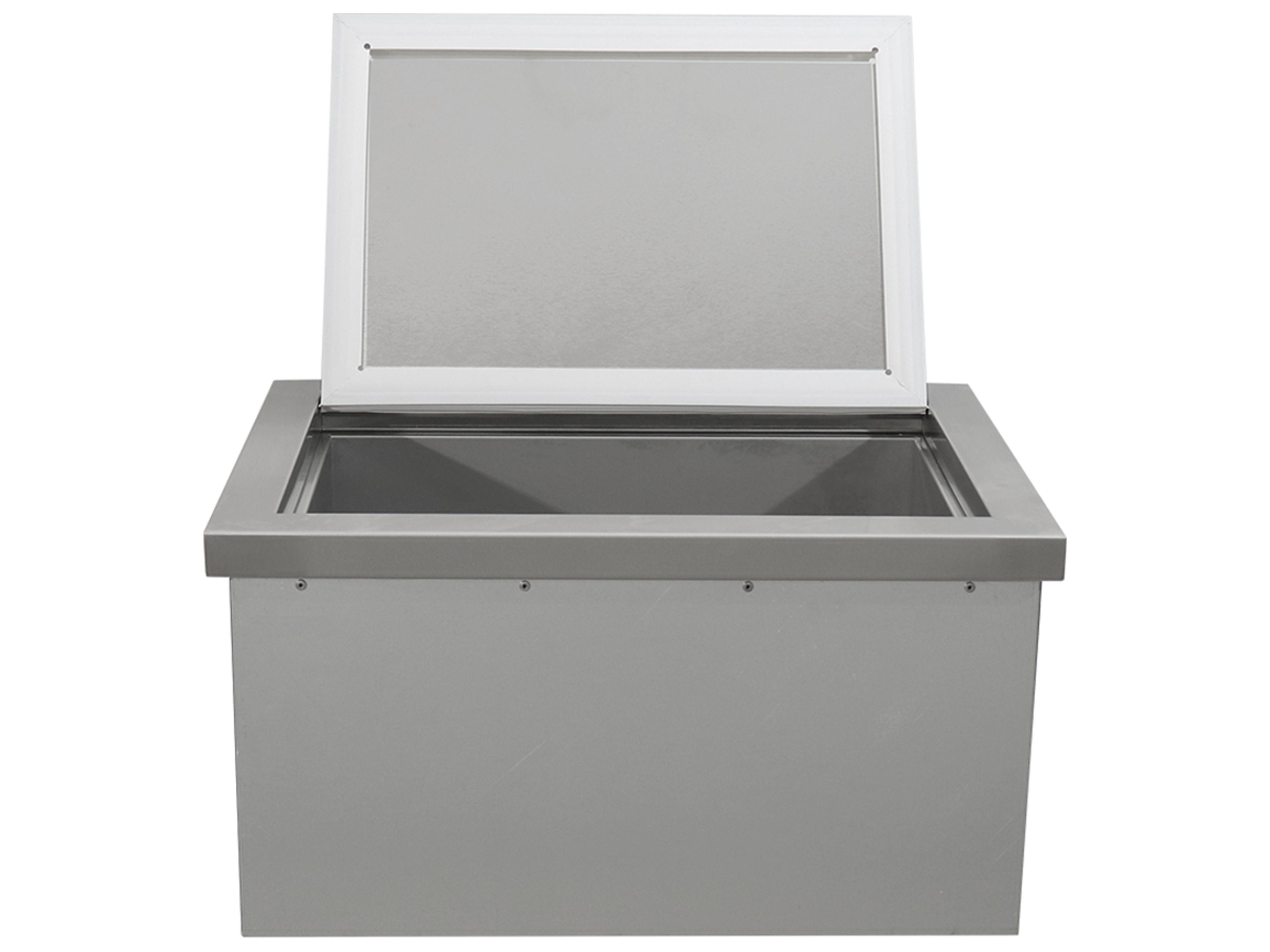 RCS Grills Stainless Steel Valiant Drop-In Cooler Ice Container with Removable Lid