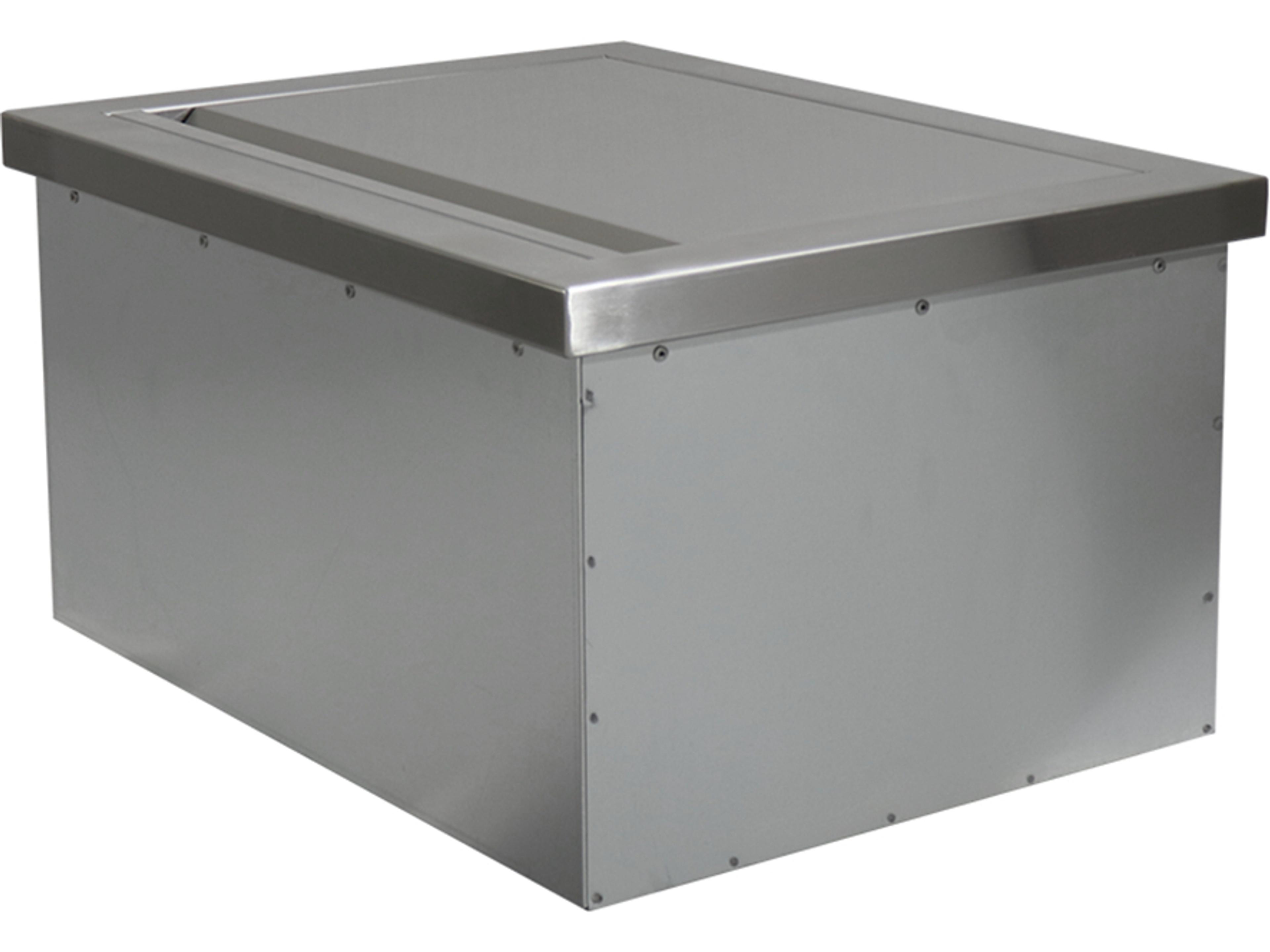 RCS Grills Stainless Steel Valiant Drop-In Cooler Ice Container with Removable Lid