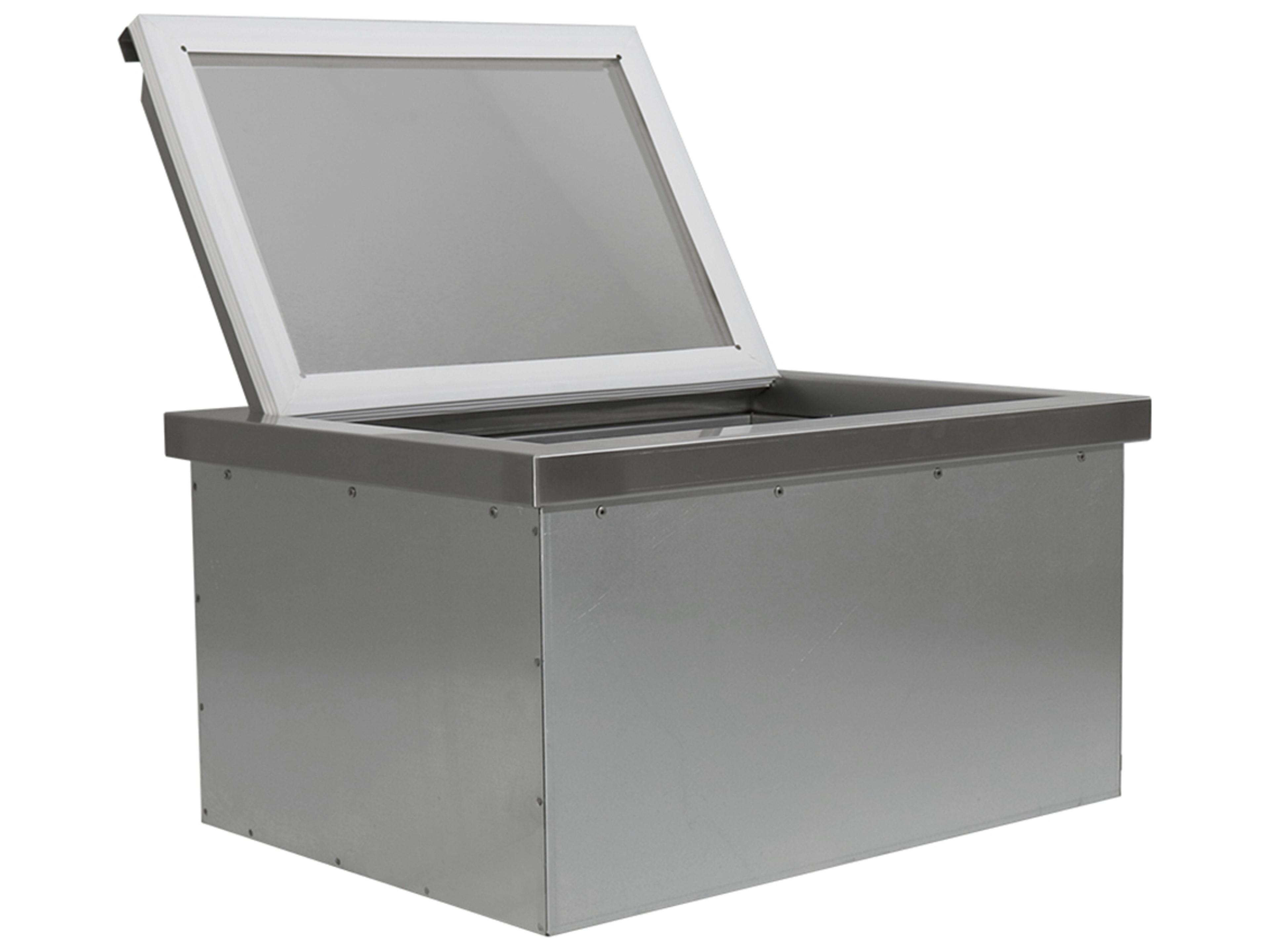 RCS Grills Stainless Steel Valiant Drop-In Cooler Ice Container with Removable Lid