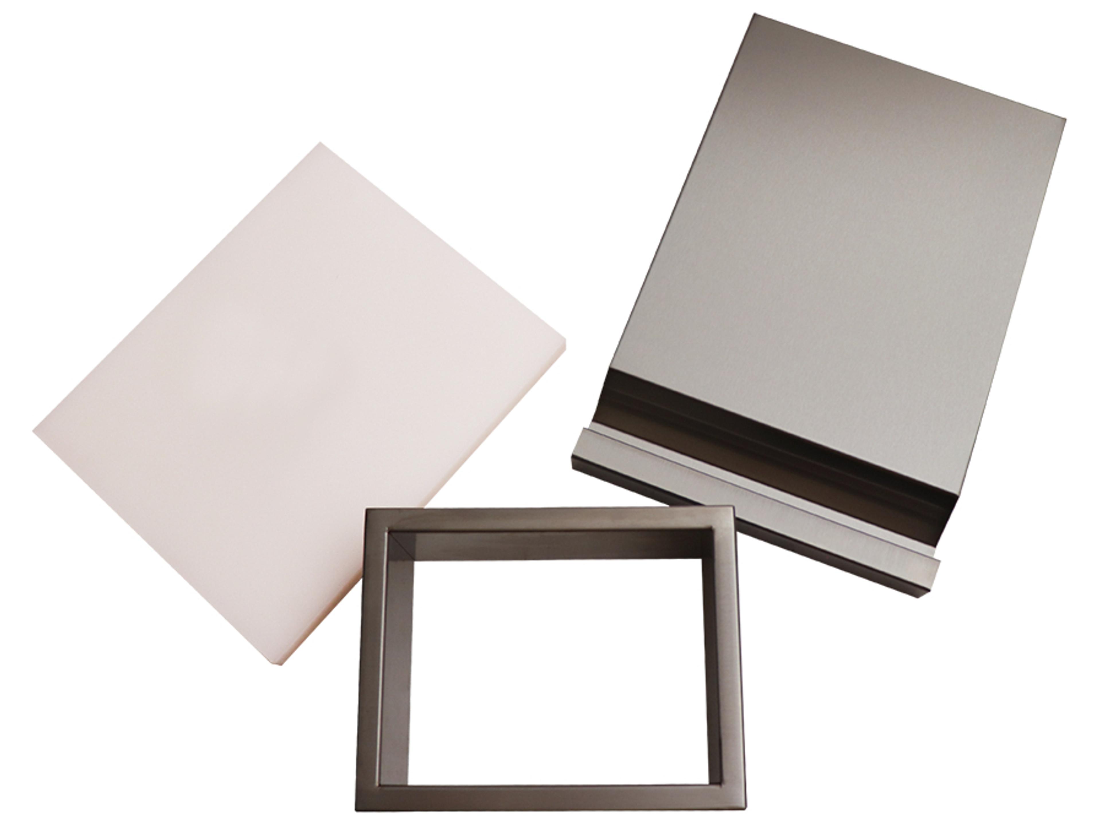 Stainless Steel Valiant Series Trash Chute and Cutting Board