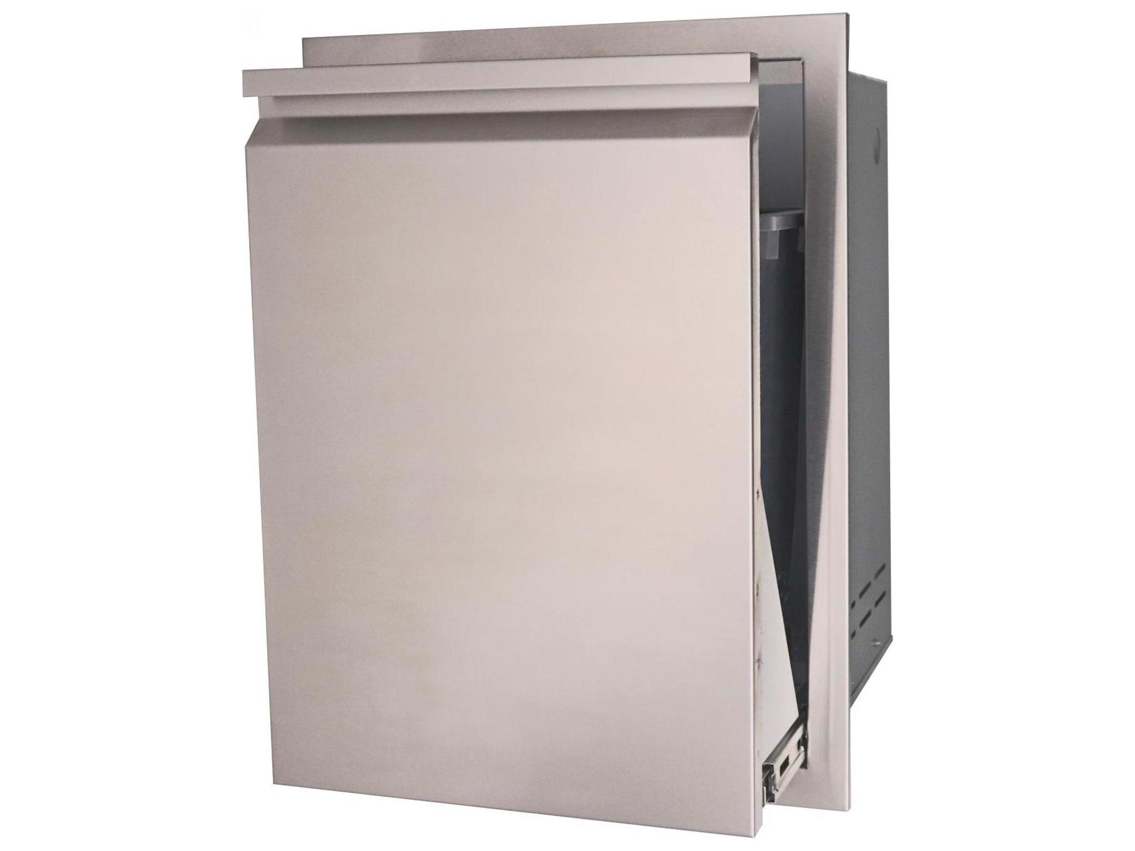 Valiant 20 Inch Stainless Steel Fully Enclosed Trash Drawer