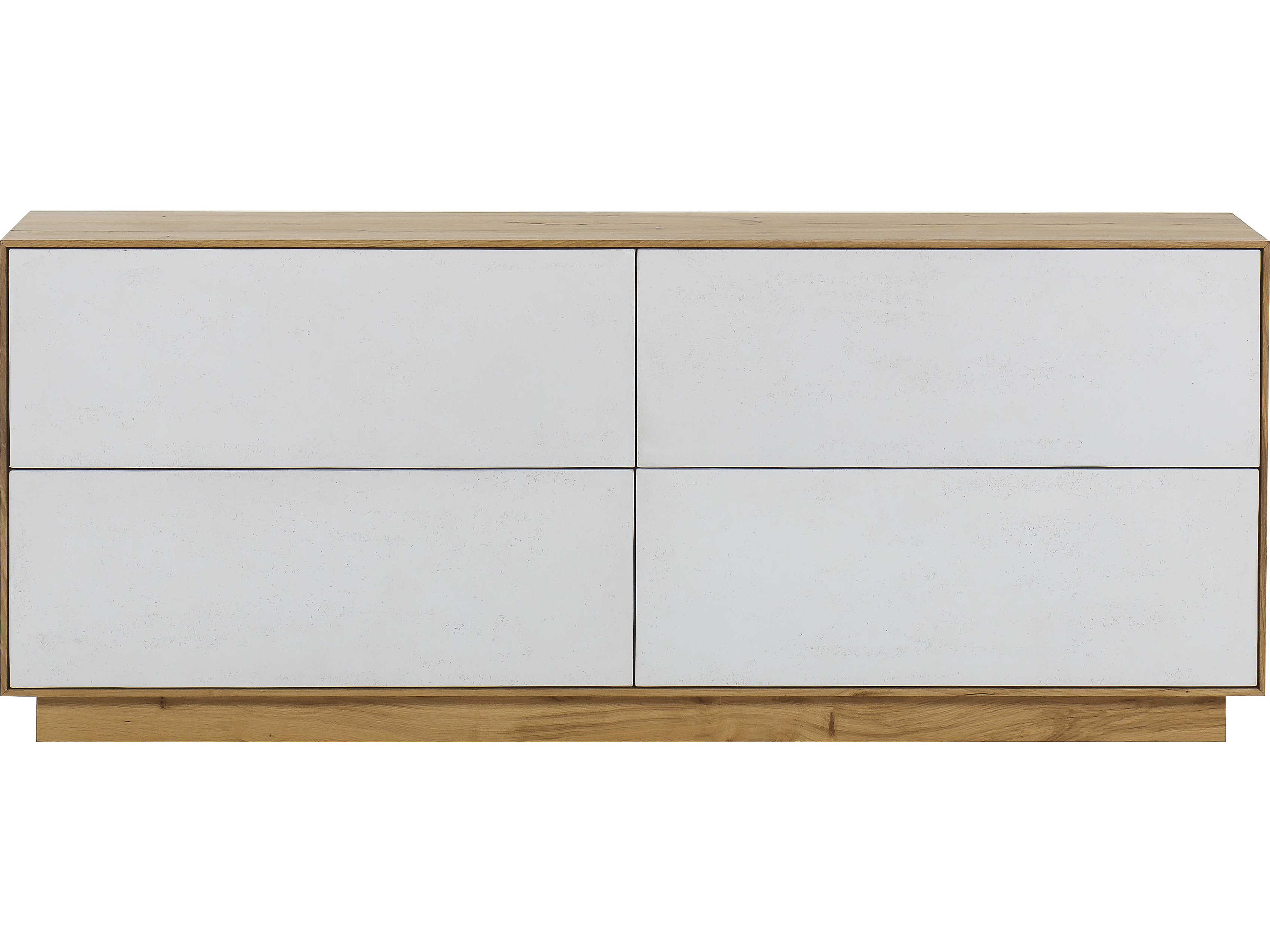 Sonder Living Sands 4-Drawers White Oak Wood Double Dresser