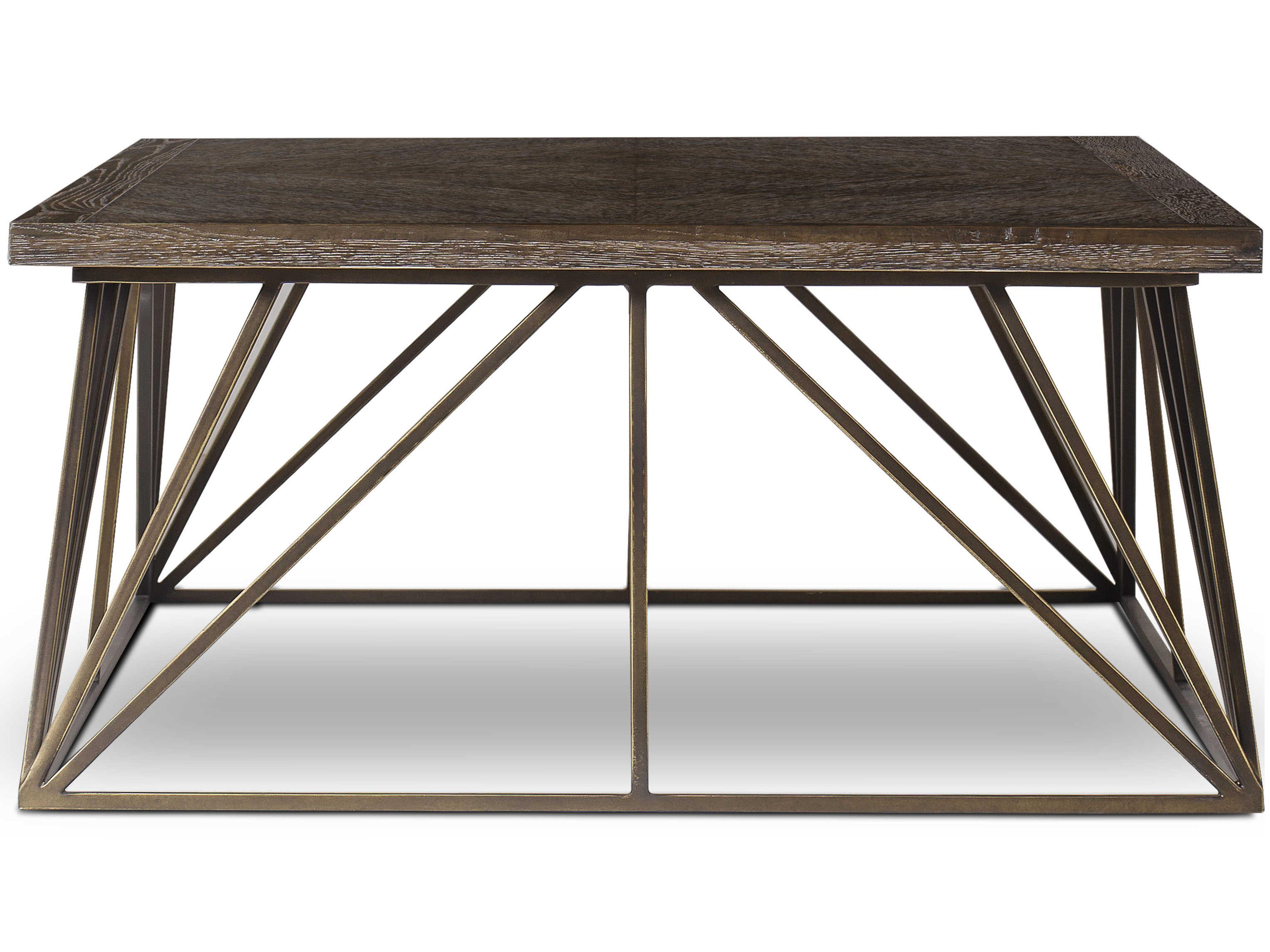 Sonder Living Rectangular Wood Brown Coffee Table