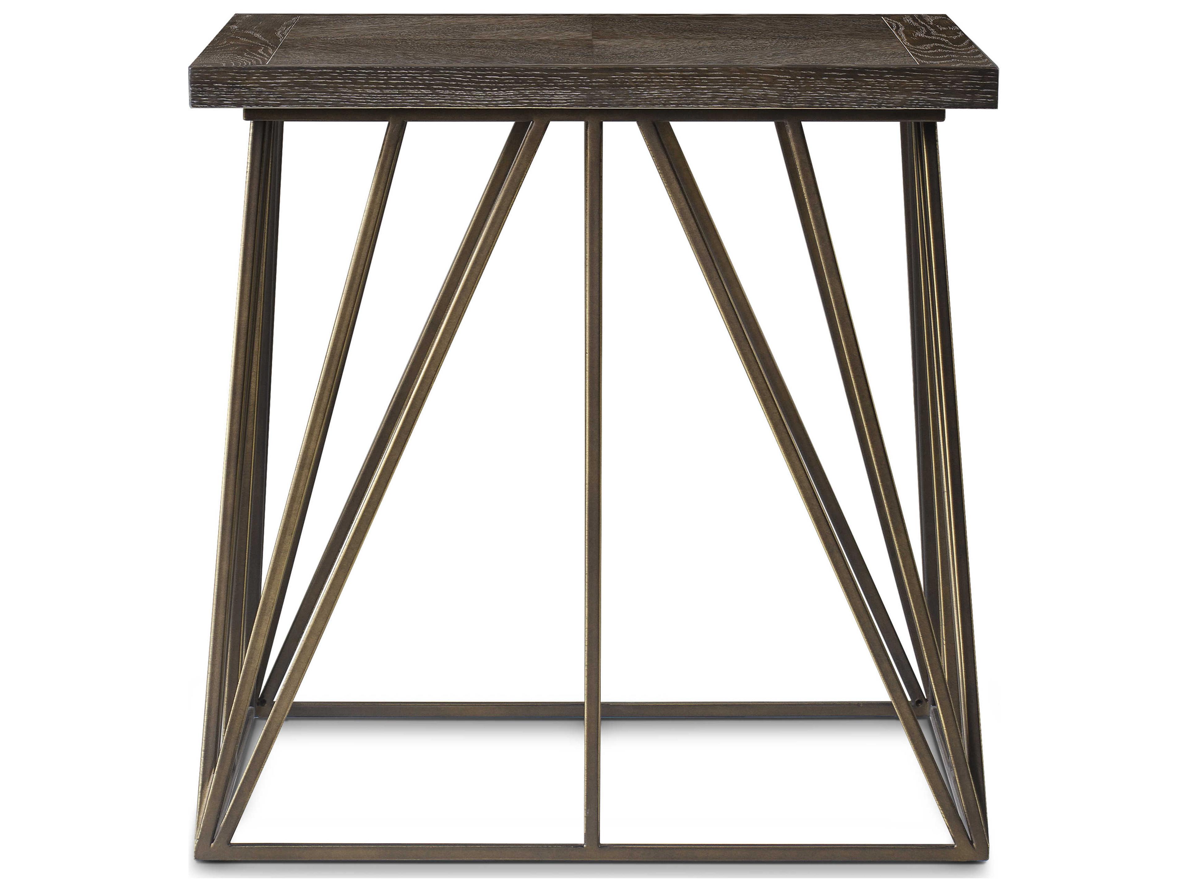 Sonder Living Square Wood Brown End Table
