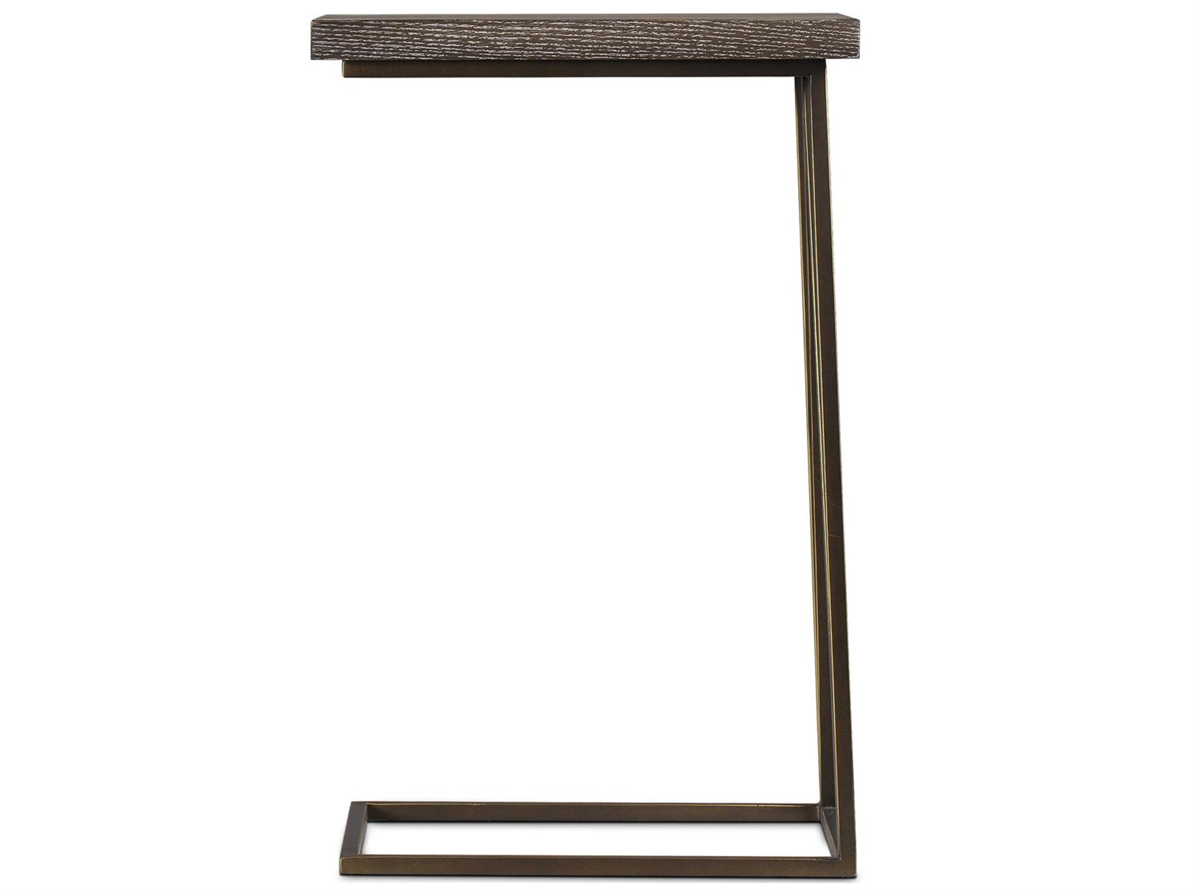 Sonder Living Rectangular Wood Brown End Table