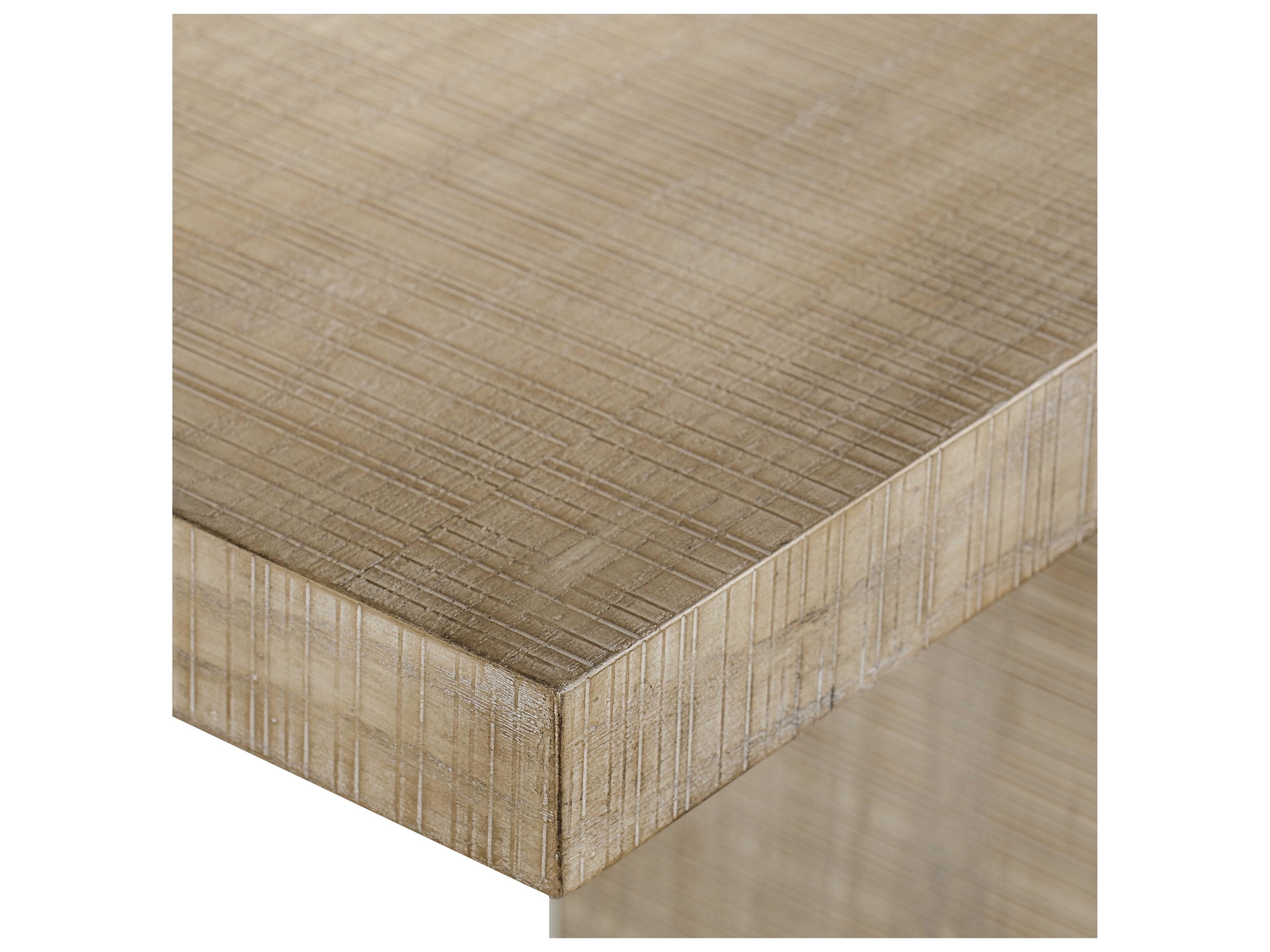 Sonder Living Rectangular Wood Natural End Table
