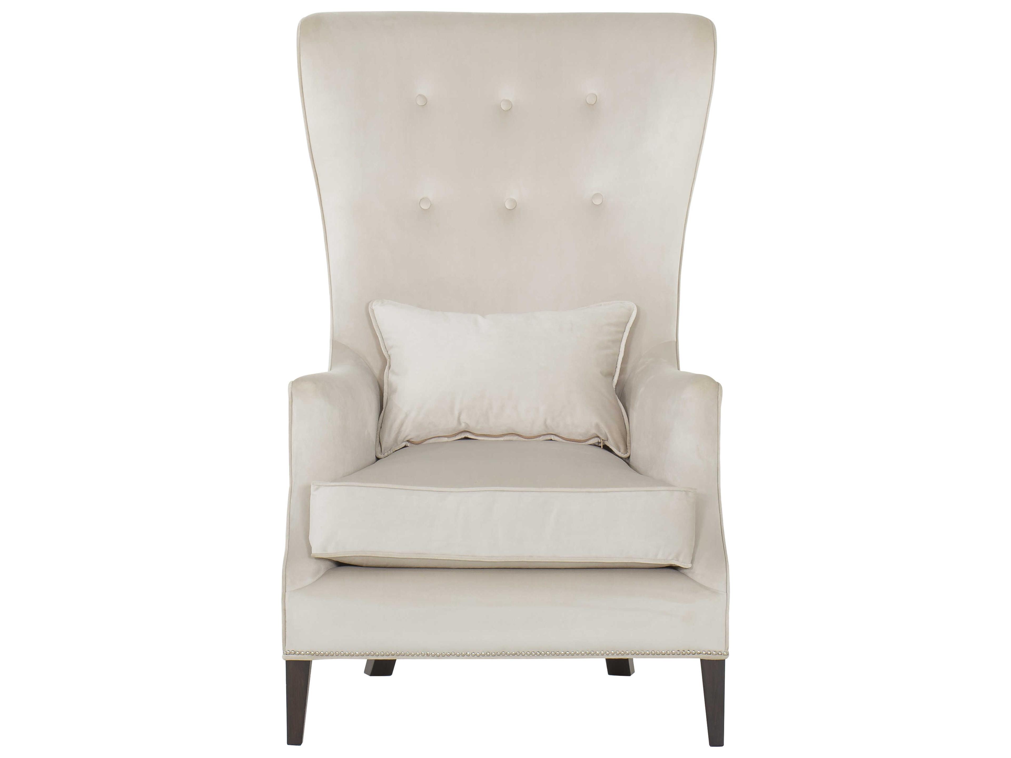 Sonder Living White Fabric Accent Chair