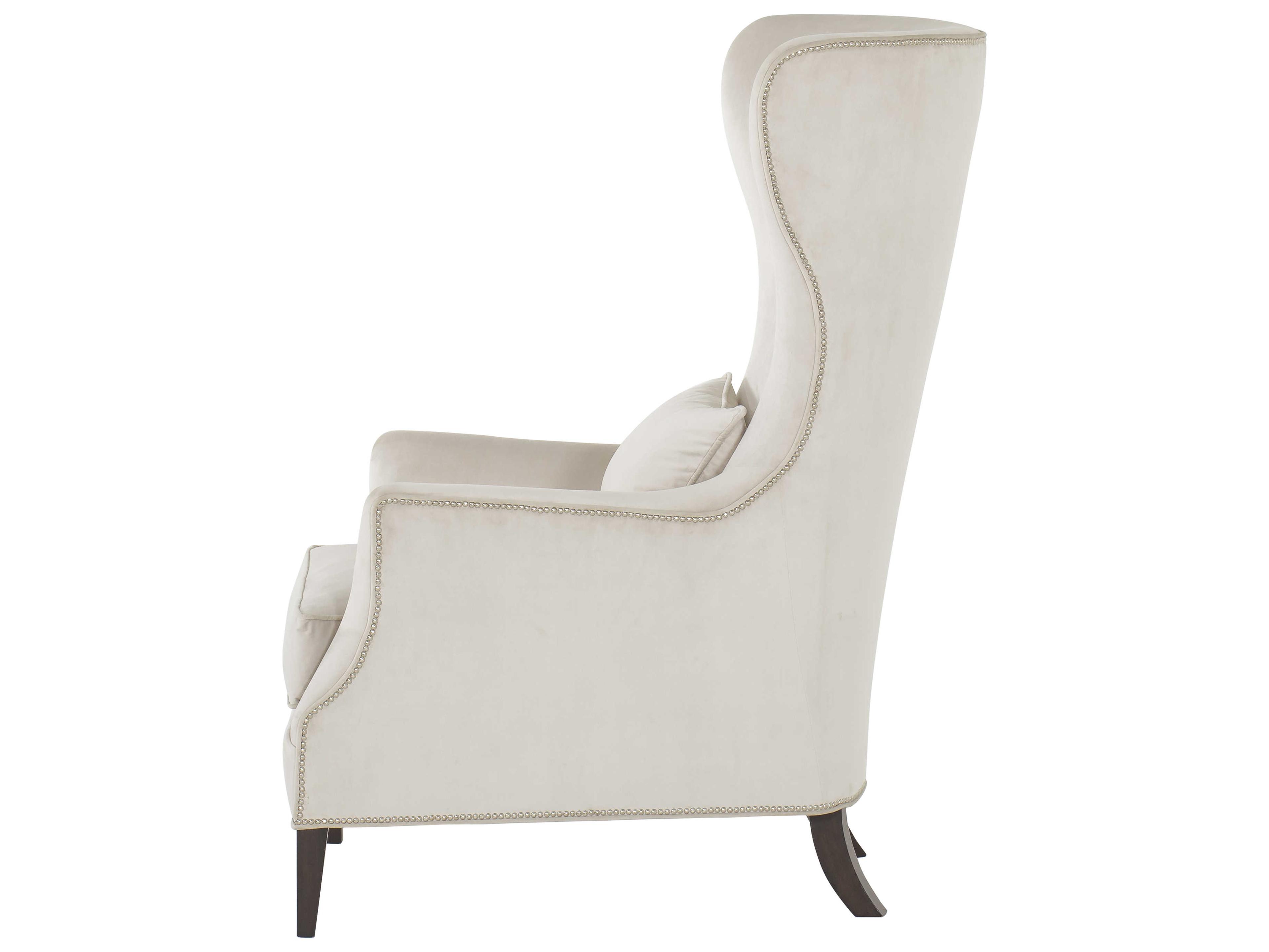 Sonder Living White Fabric Accent Chair
