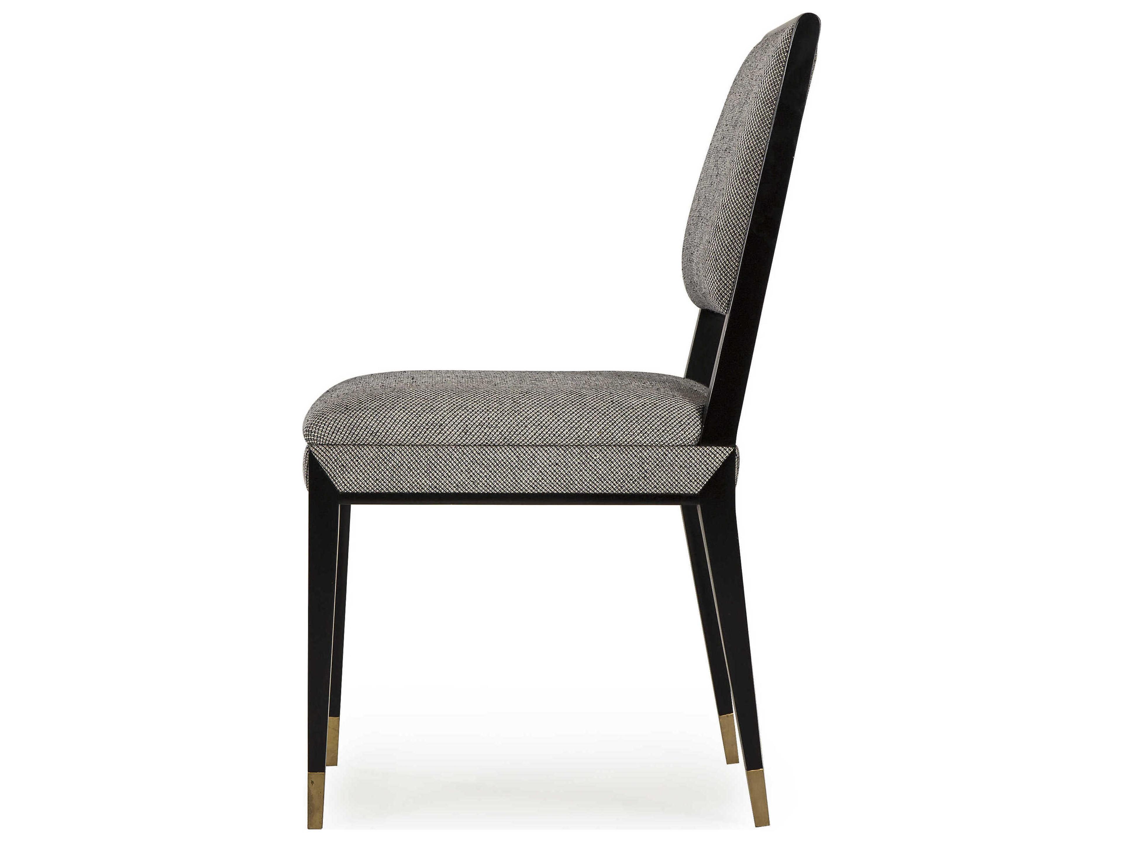 Sonder Living Reform Beech Wood Gray Upholstered Side Dining Chair