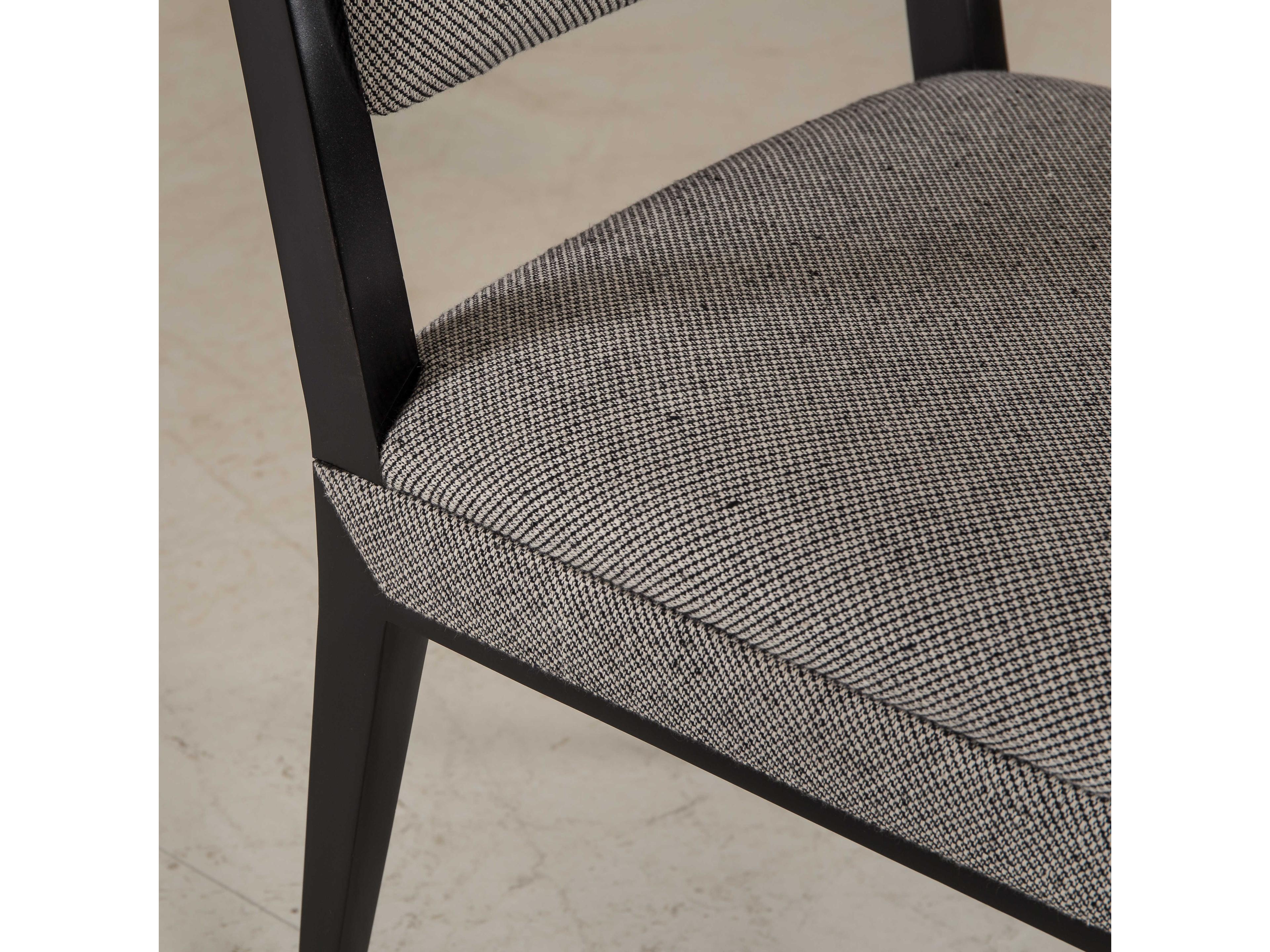 Sonder Living Reform Beech Wood Gray Upholstered Side Dining Chair