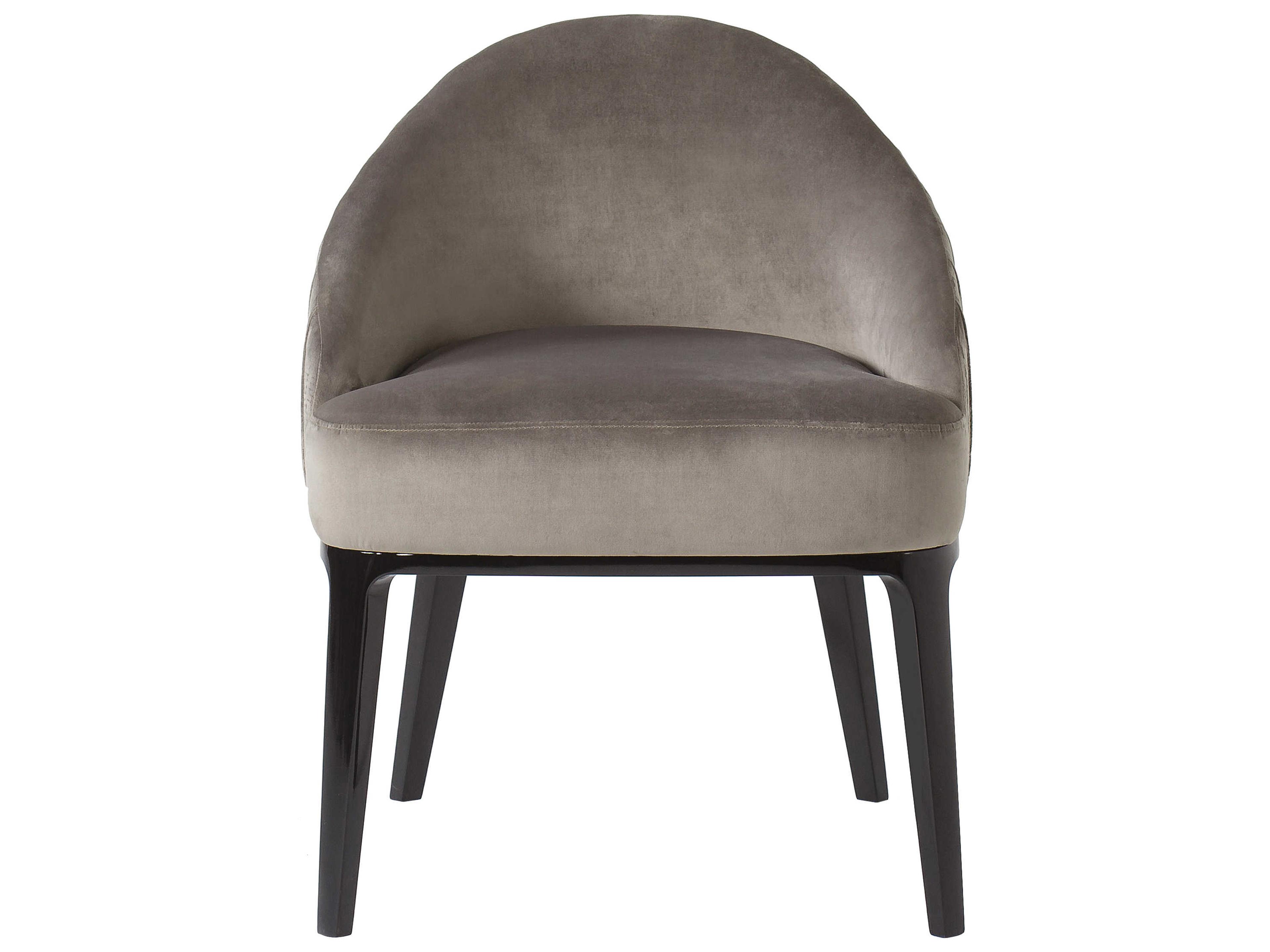 Sonder Living Beech Wood Gray Upholstered Arm Dining Chair