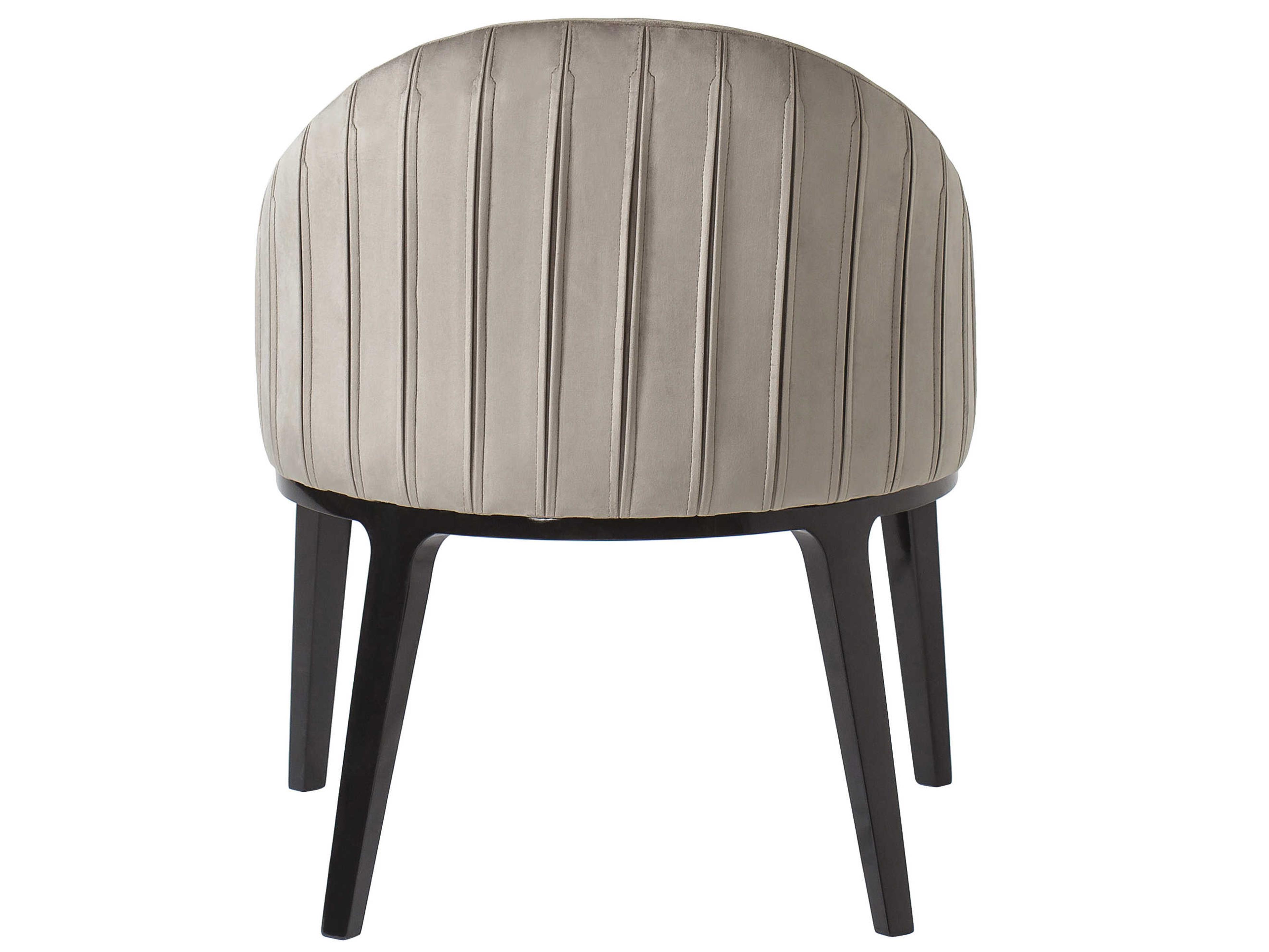 Sonder Living Beech Wood Gray Upholstered Arm Dining Chair