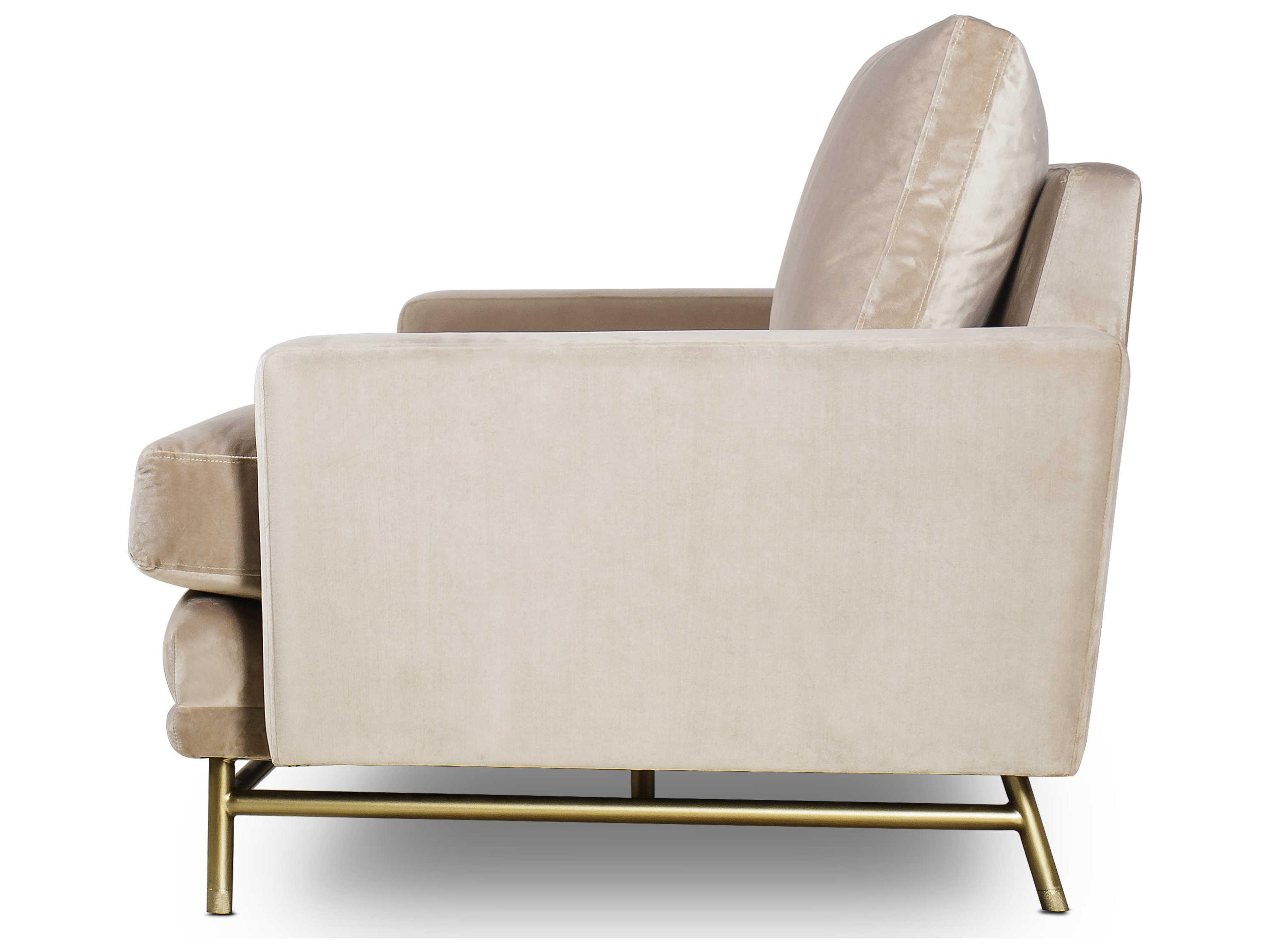 Sonder Living White Upholstered Sofa