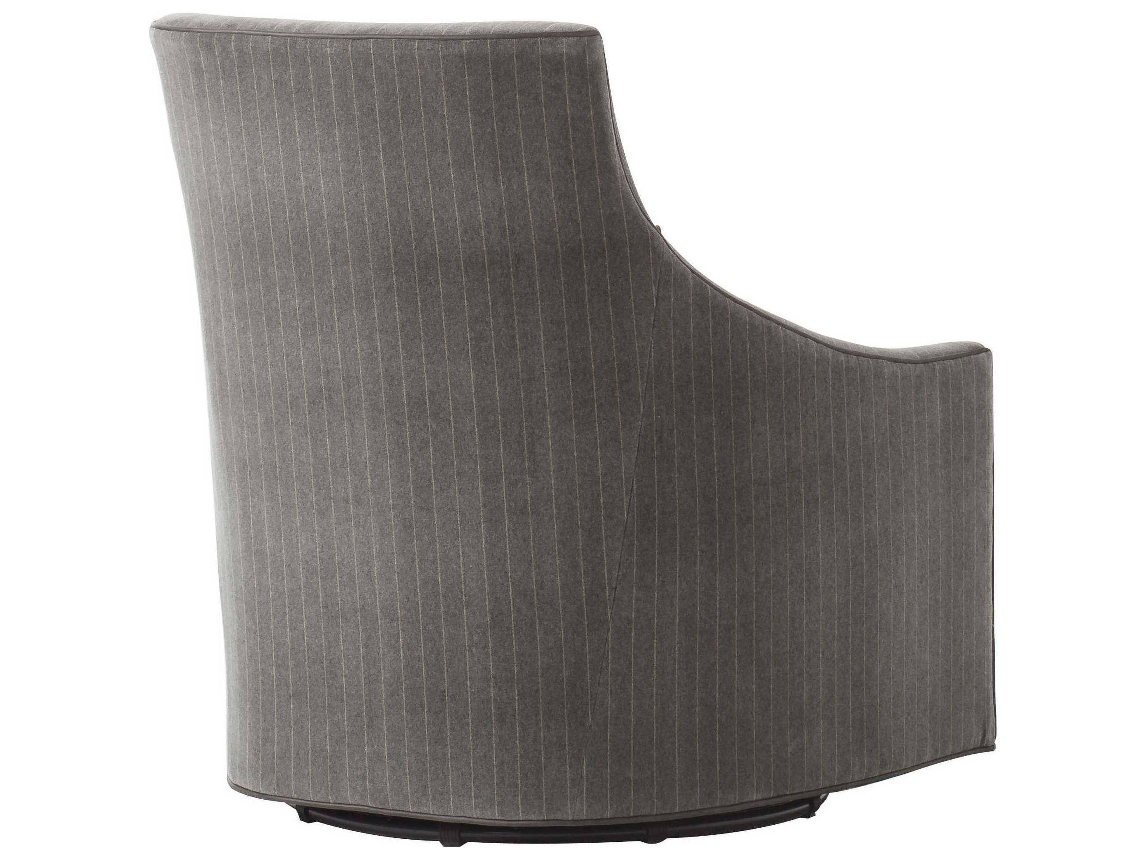 Sonder Living Fraser Swivel Gray Fabric Accent Chair