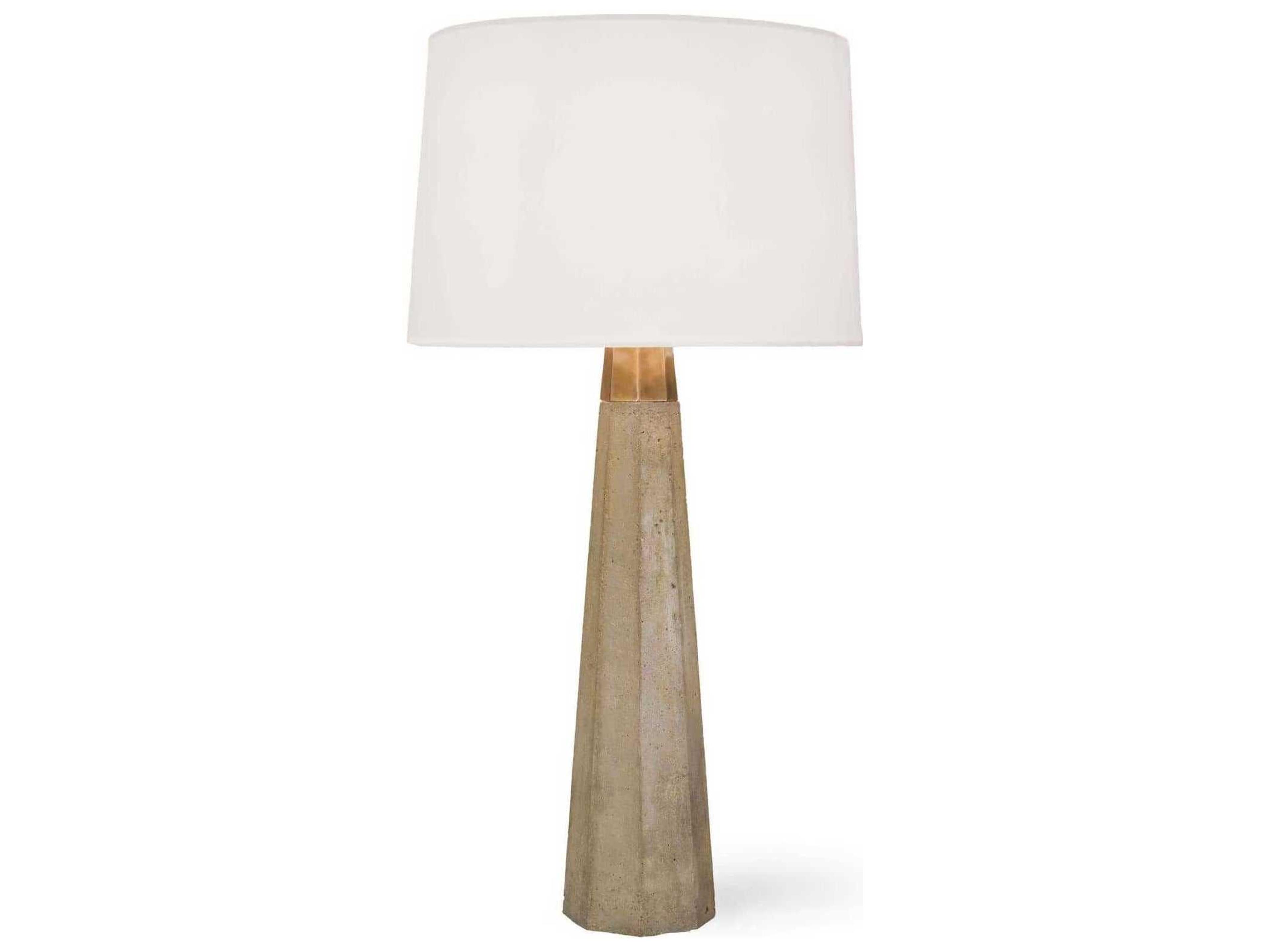 Beretta Concrete Table Lamp Hexagonal Modern