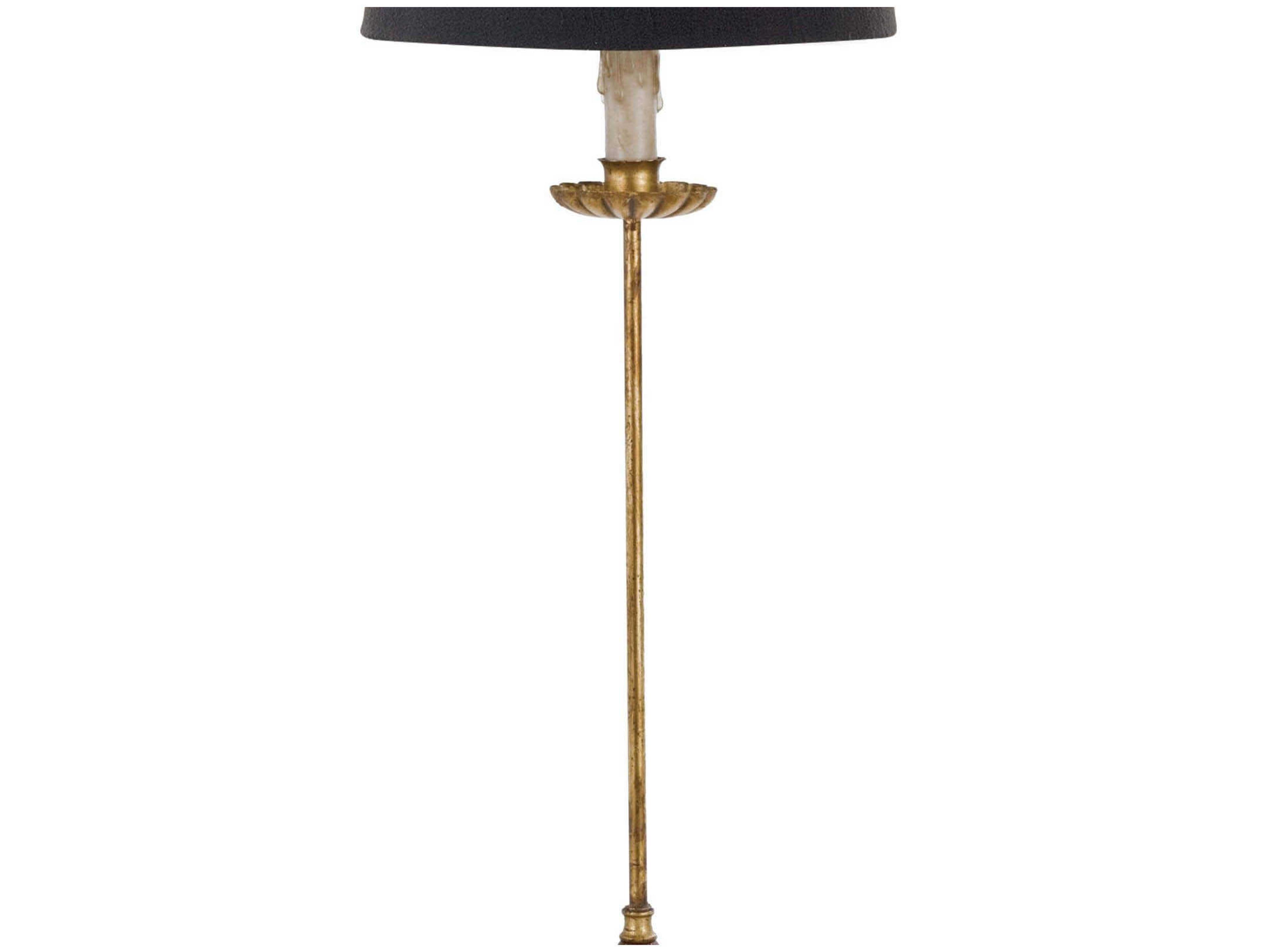 Regina Andrew Clove Stem Buffet Table with Black Shade