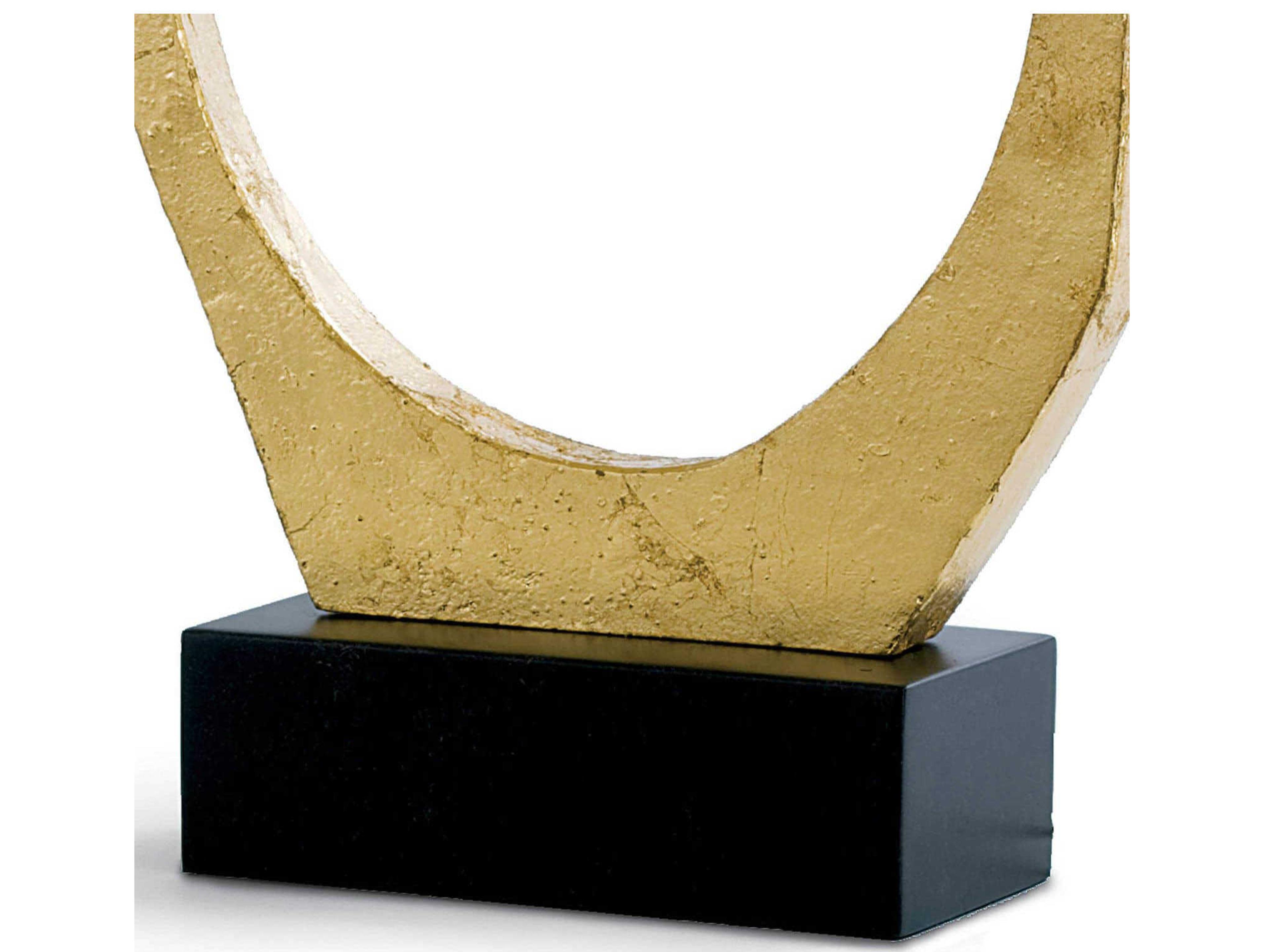 Regina Andrew Manhattan Gold Leaf Linen Buffet Lamp