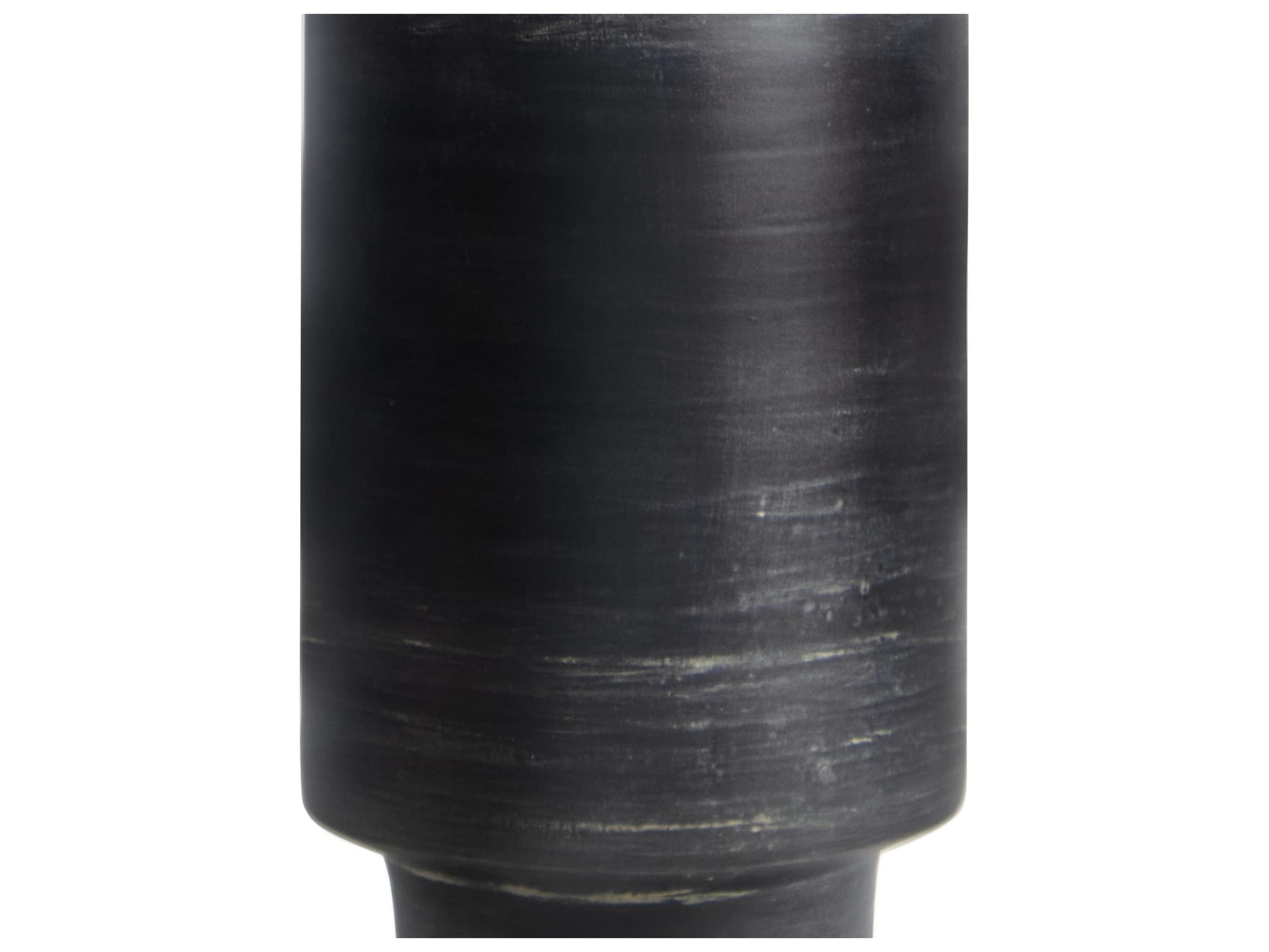 Regina Andrew Dayton Ceramic Ebony Linen Black Buffet Lamp