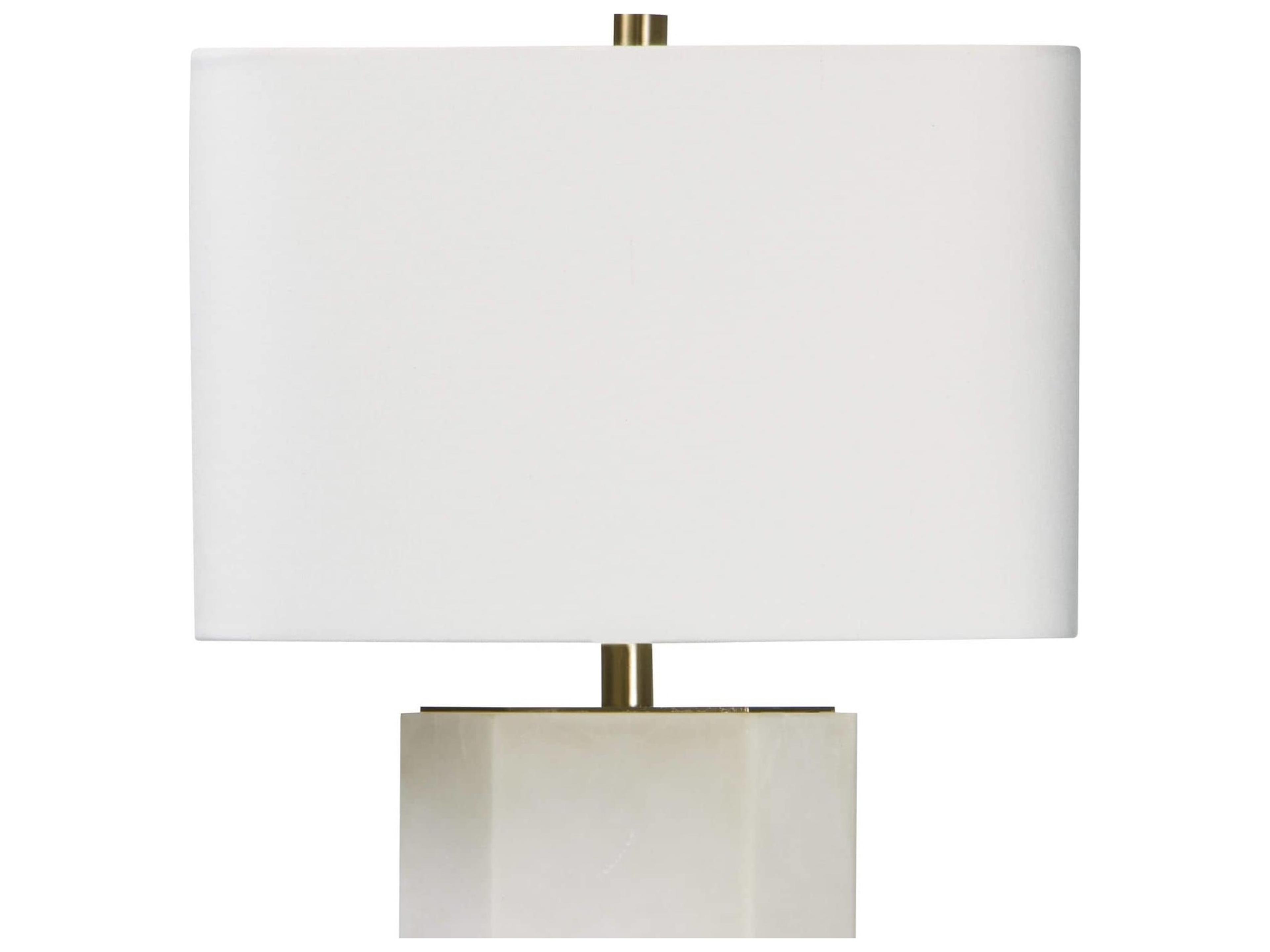 Regina Andrew Grace Natural Linen White Table Lamp