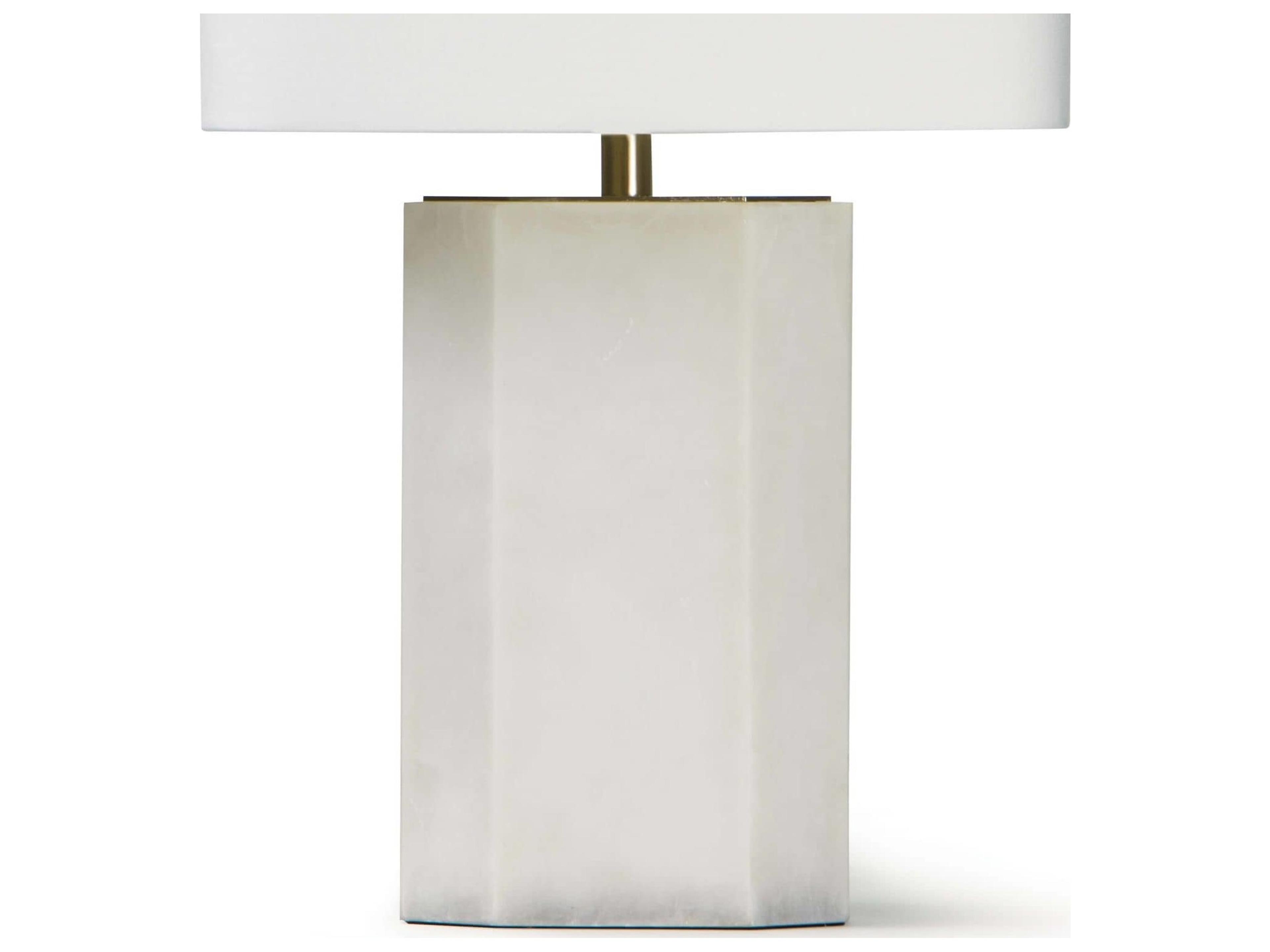 Regina Andrew Grace Natural Linen White Table Lamp