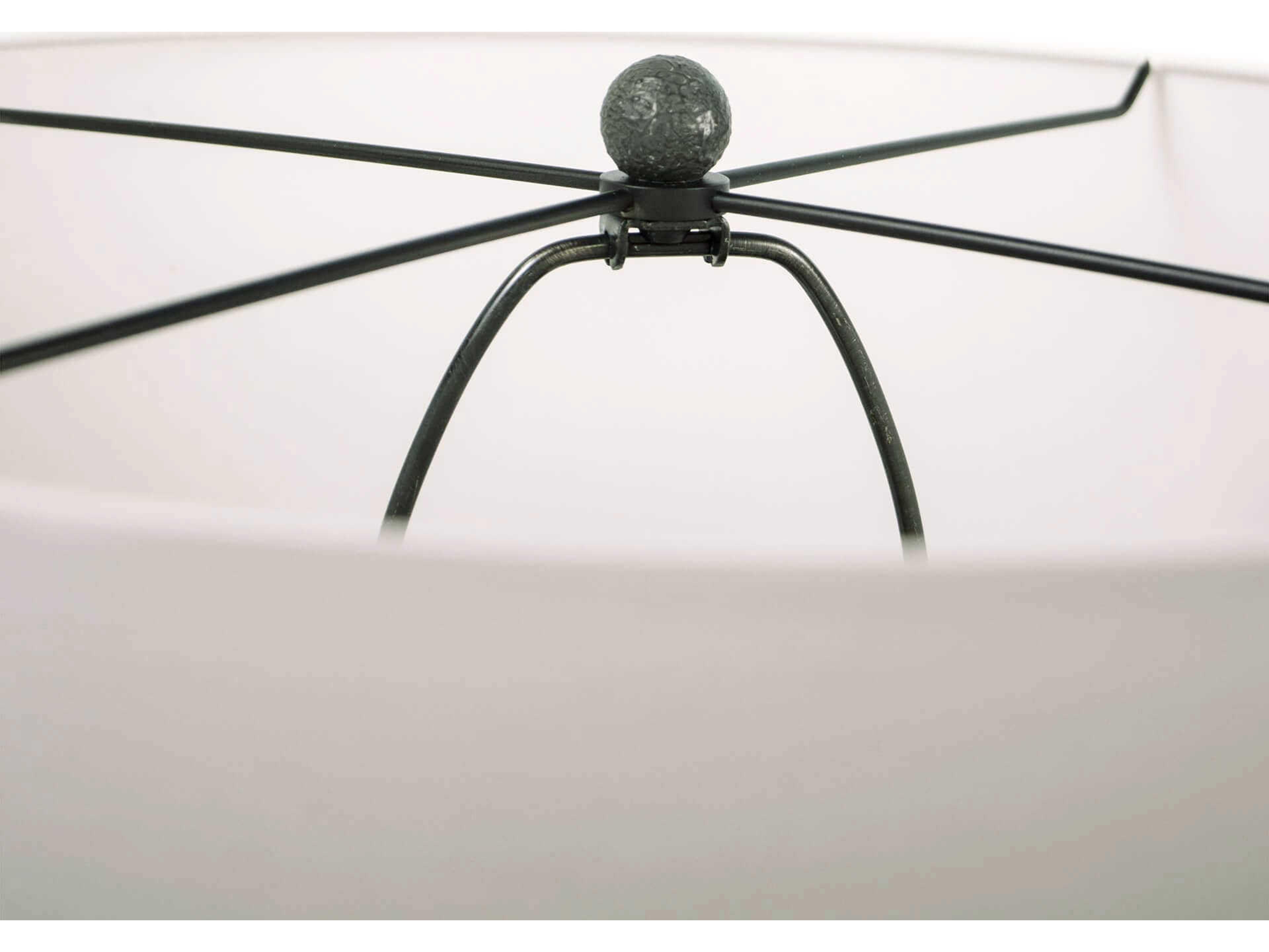 Regina Andrew Tropez Grey Linen Buffet Lamp