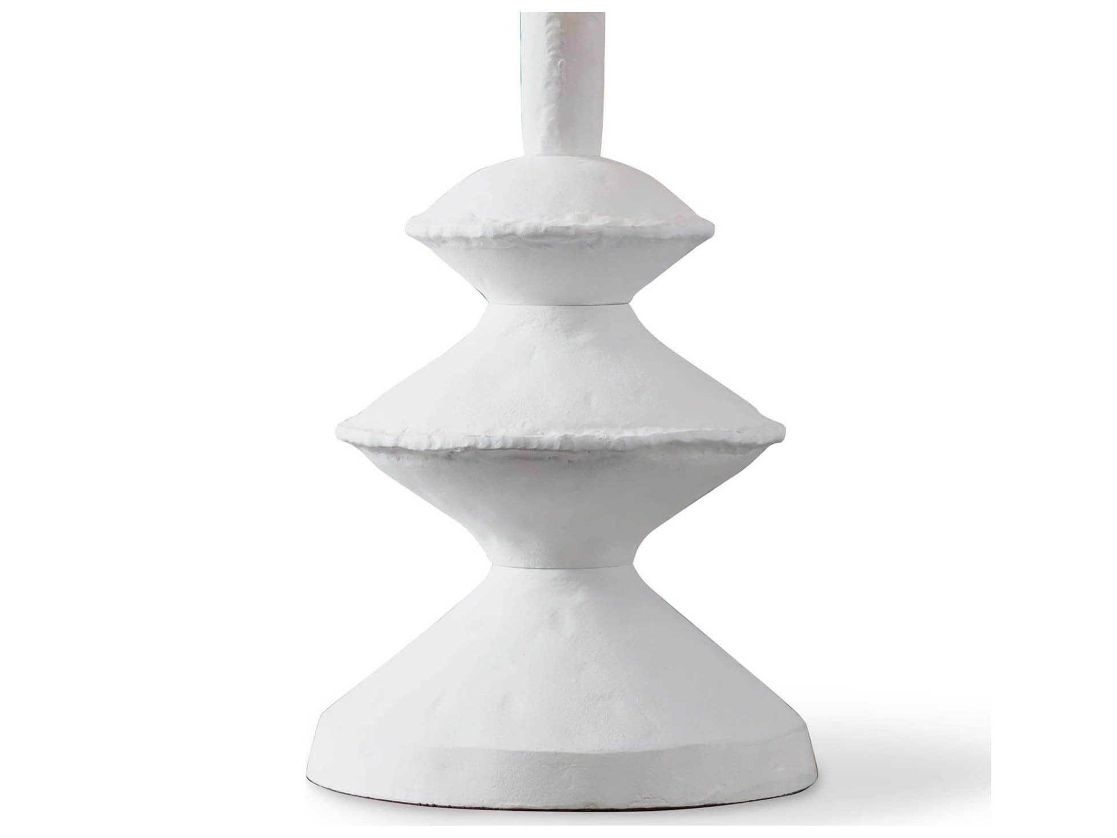 Regina Andrew Hope White Linen Brass Buffet Lamp