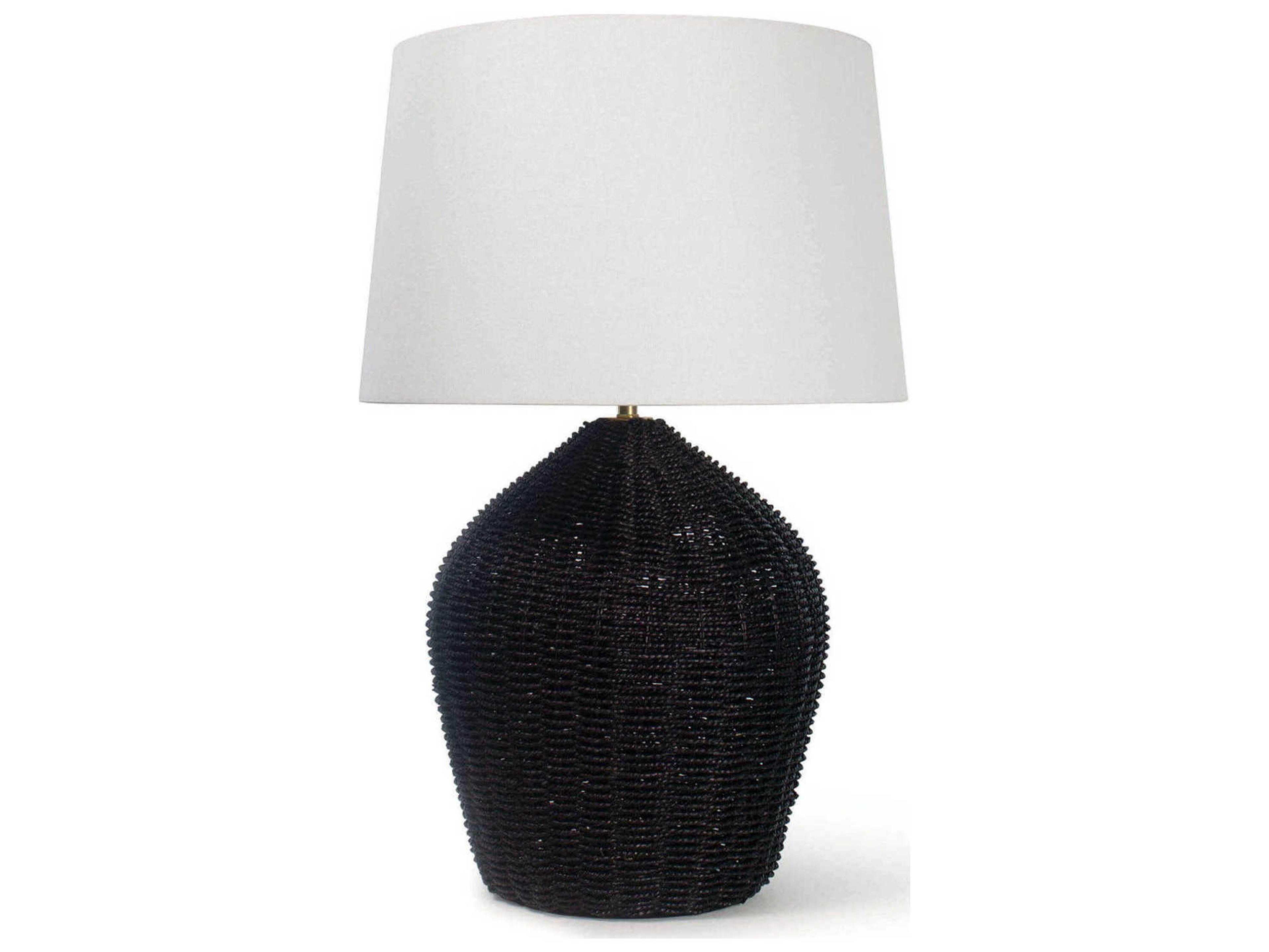 Georgian Black Polished Brass Buffet Lamp