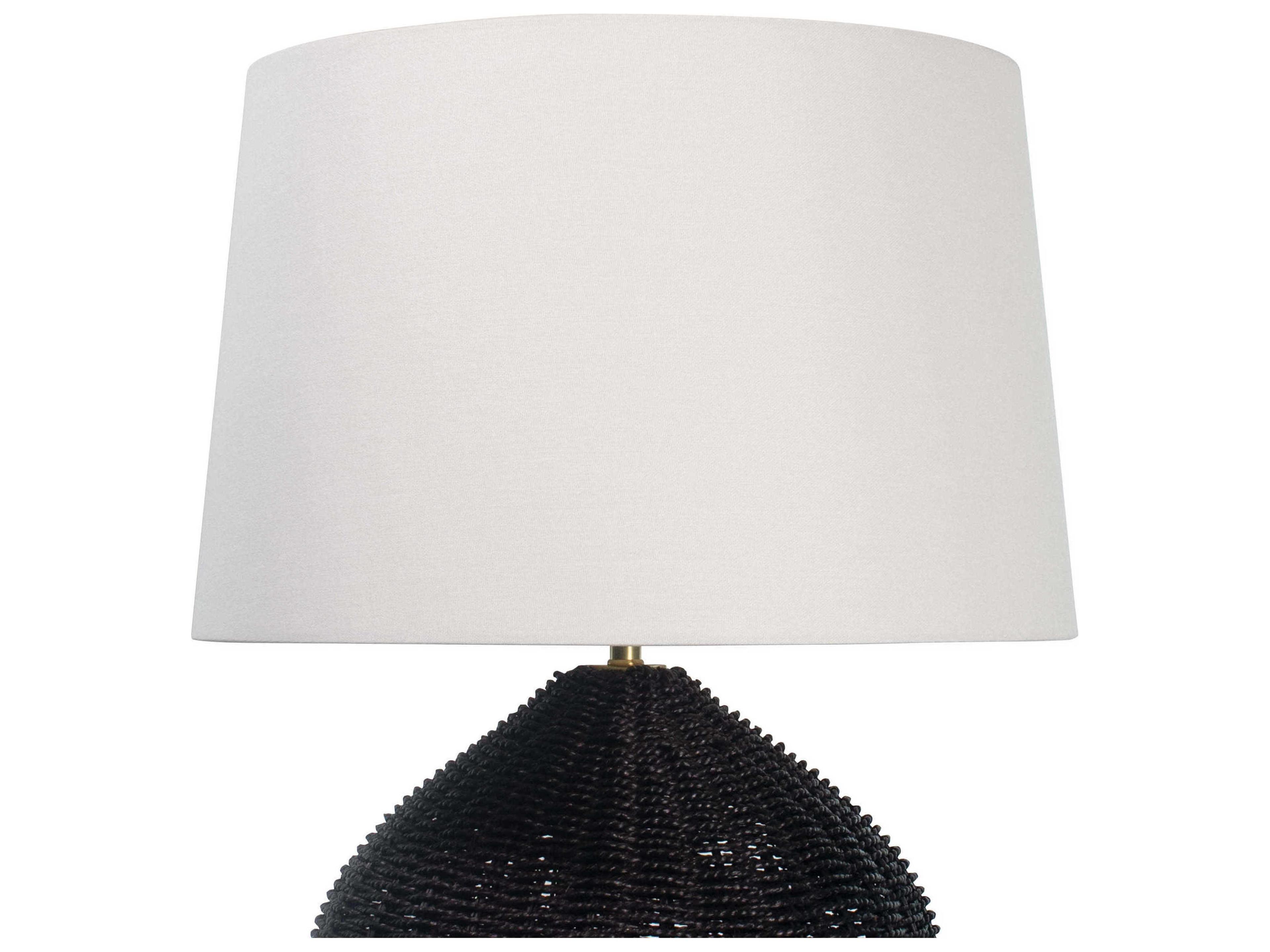 Regina Andrew Georgian Black Polished Brass Buffet Lamp