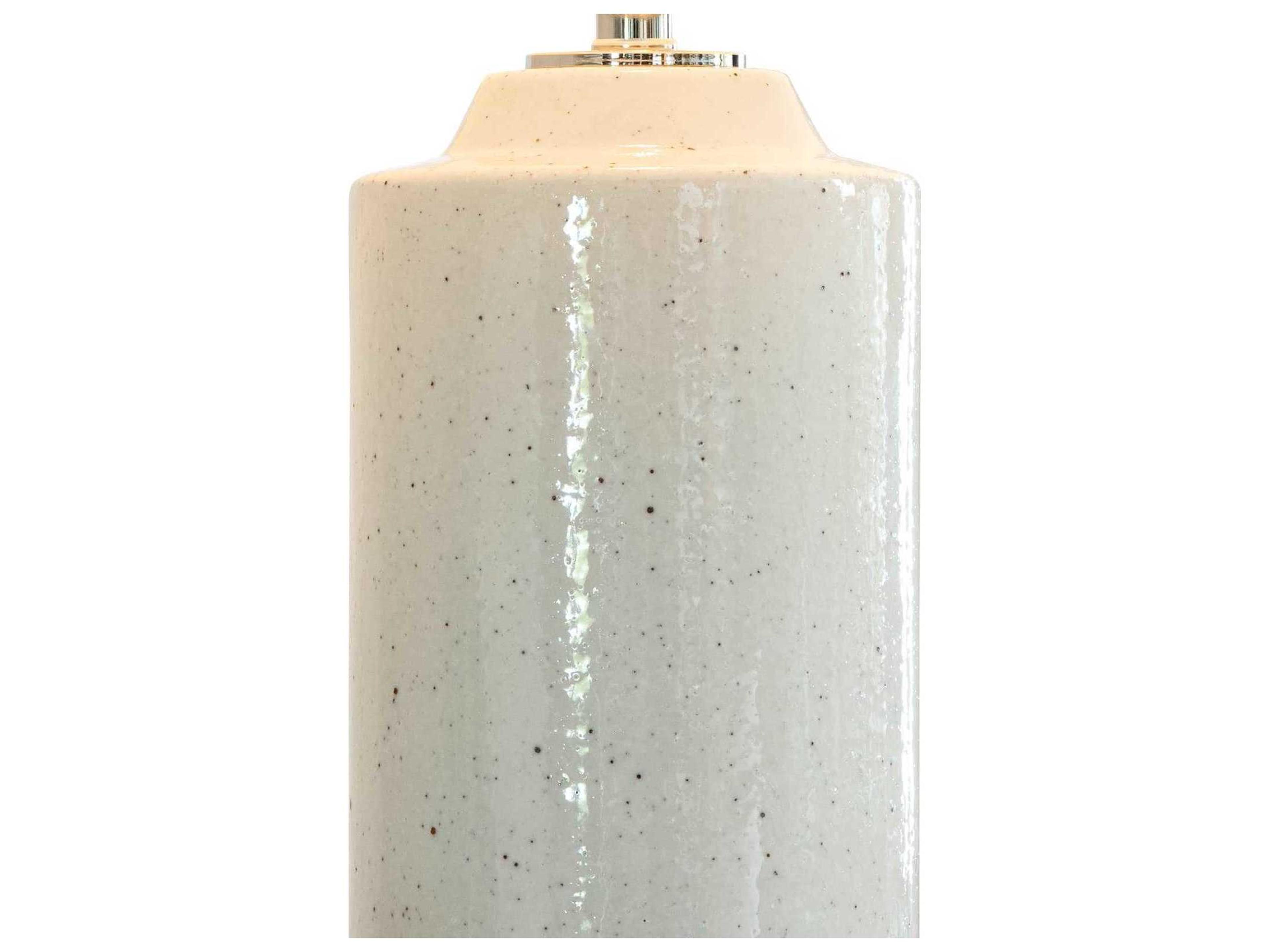 Regina Andrew Markus White Polished Nickel Buffet Lamp