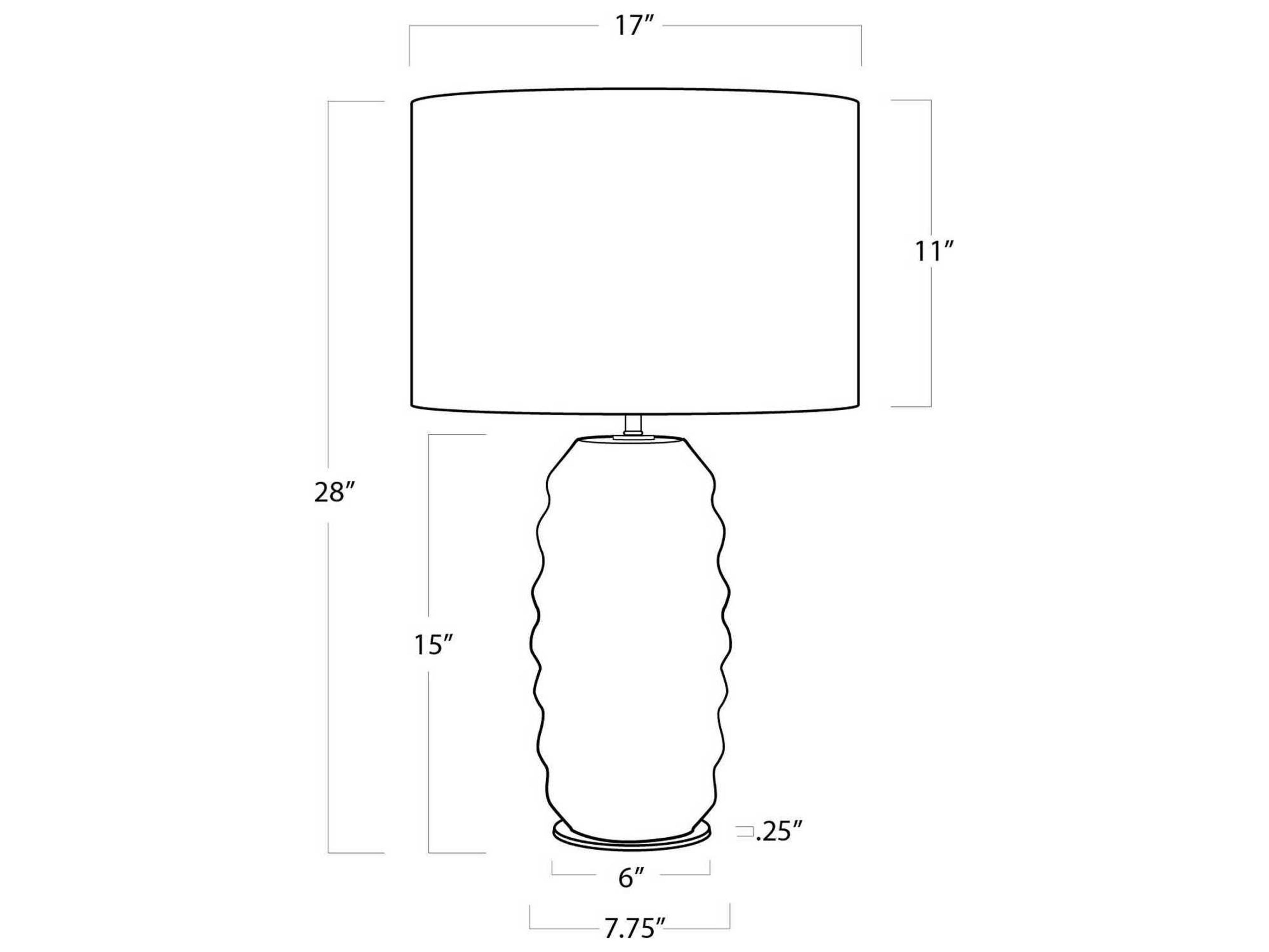 Regina Andrew Brown Buffet Lamp