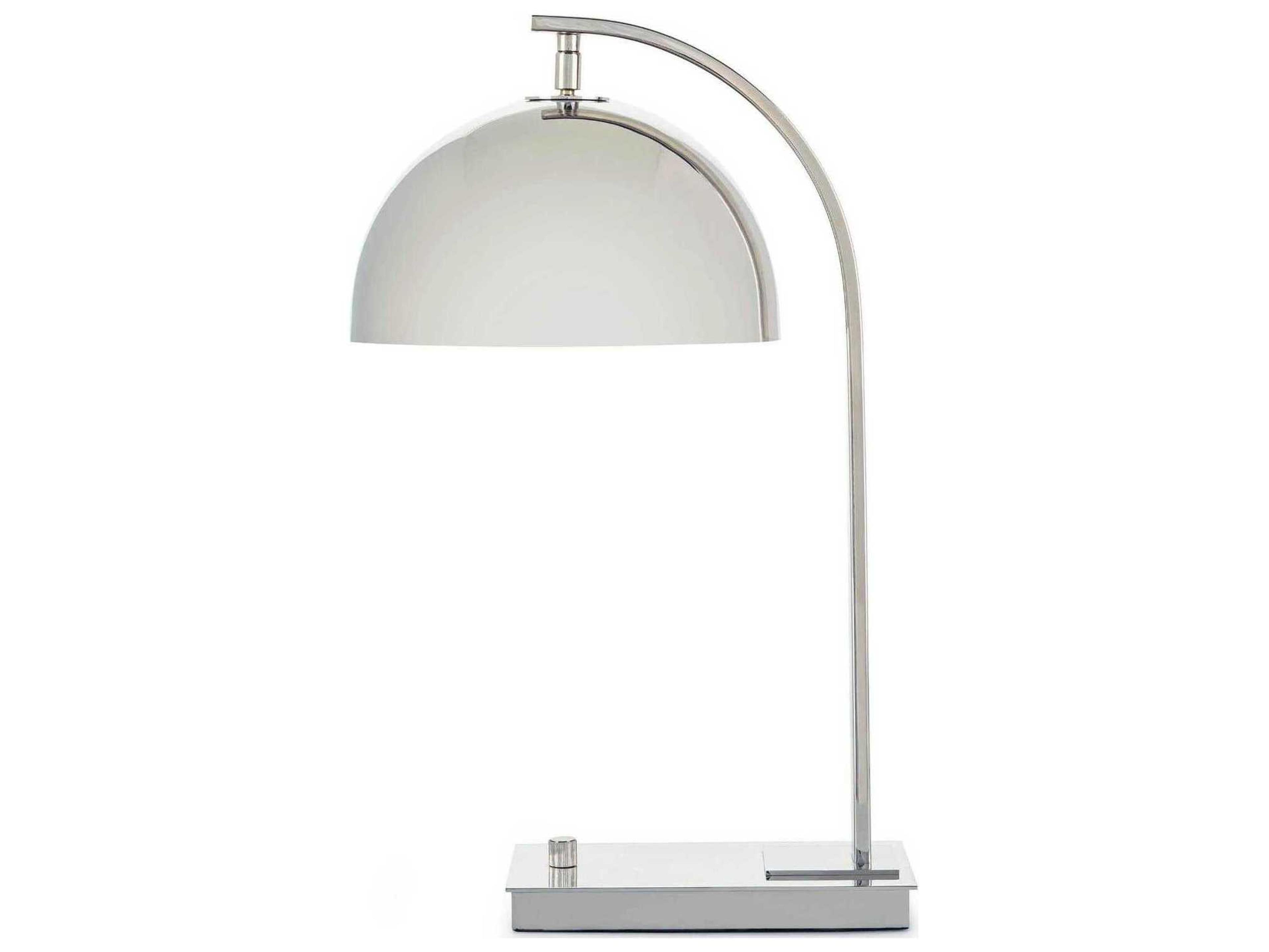 Regina Andrew Otto Polished Nickel Desk Lamp