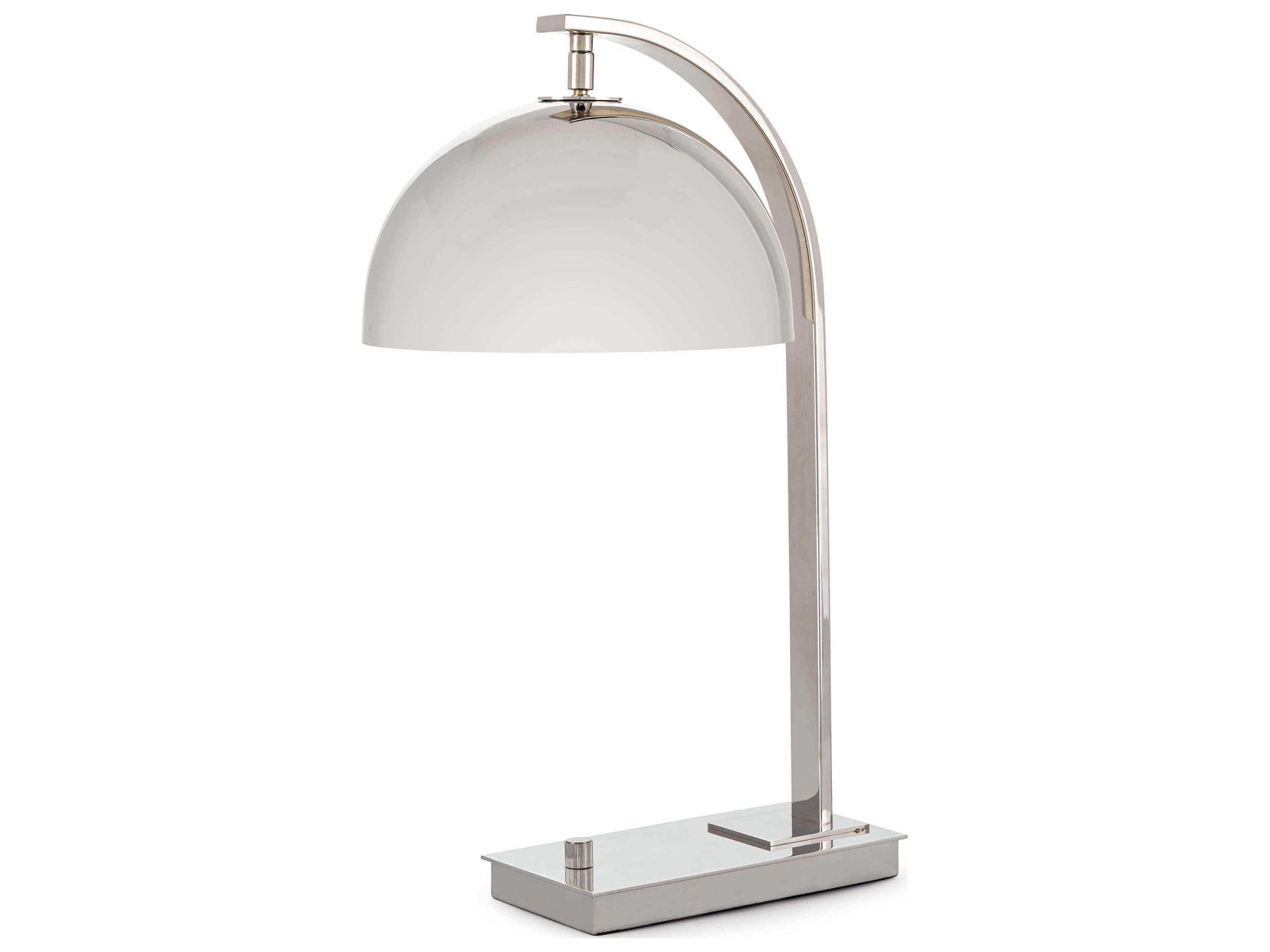 Regina Andrew Otto Polished Nickel Desk Lamp