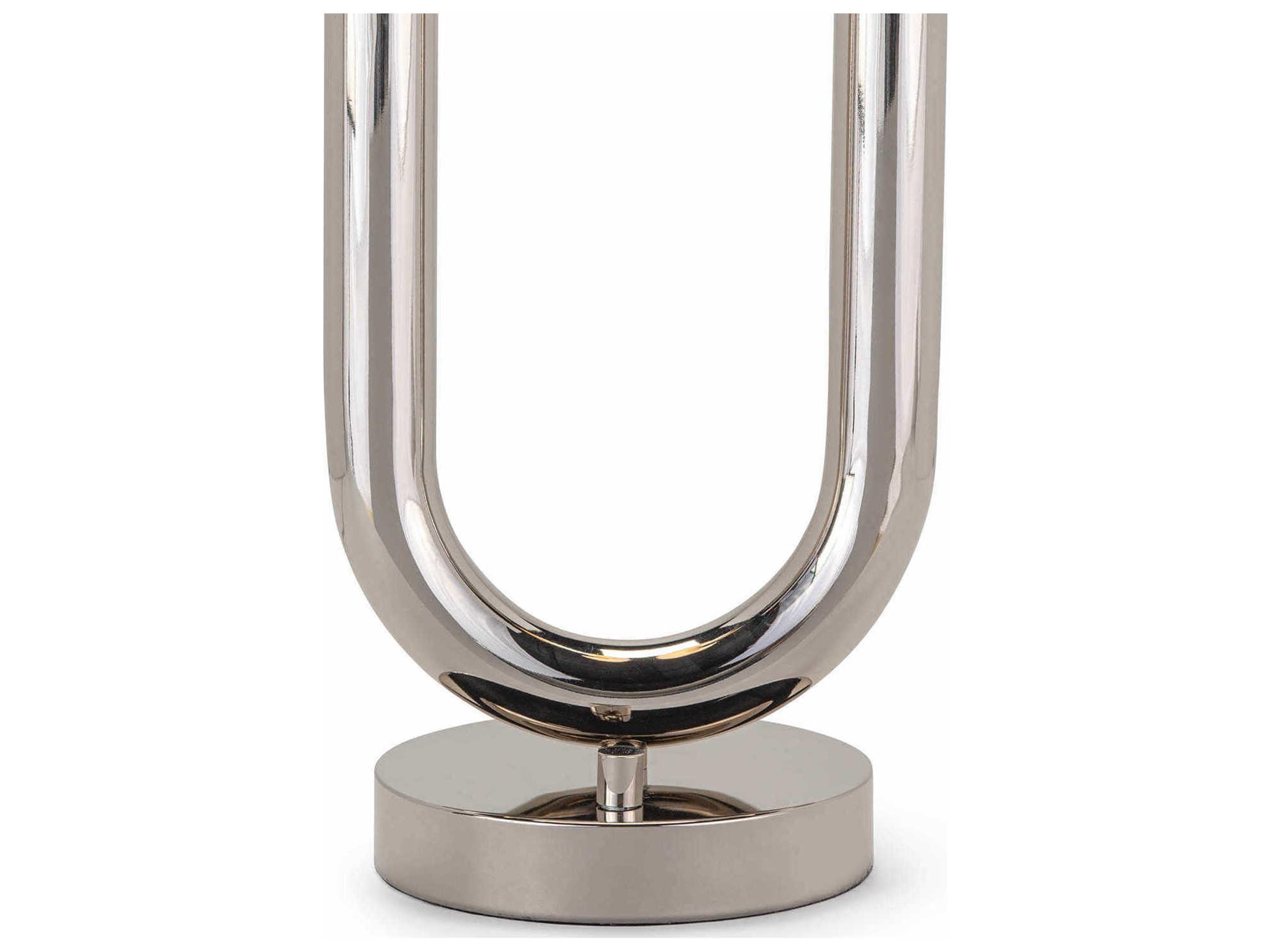 Regina Andrew Happy Polished Nickel Glass LED Buffet Lamp