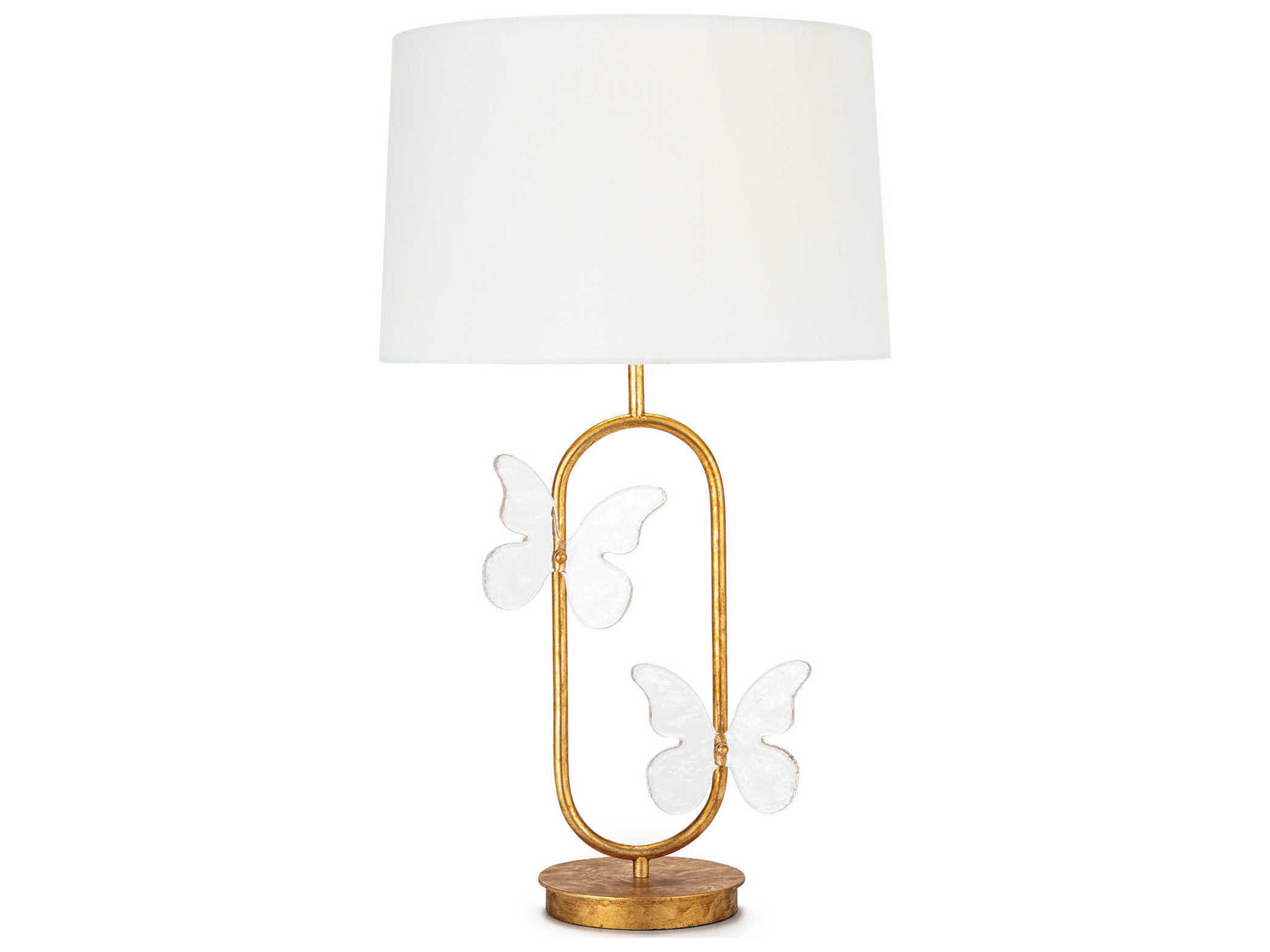 Monarch Gold Leaf Buffet Lamp