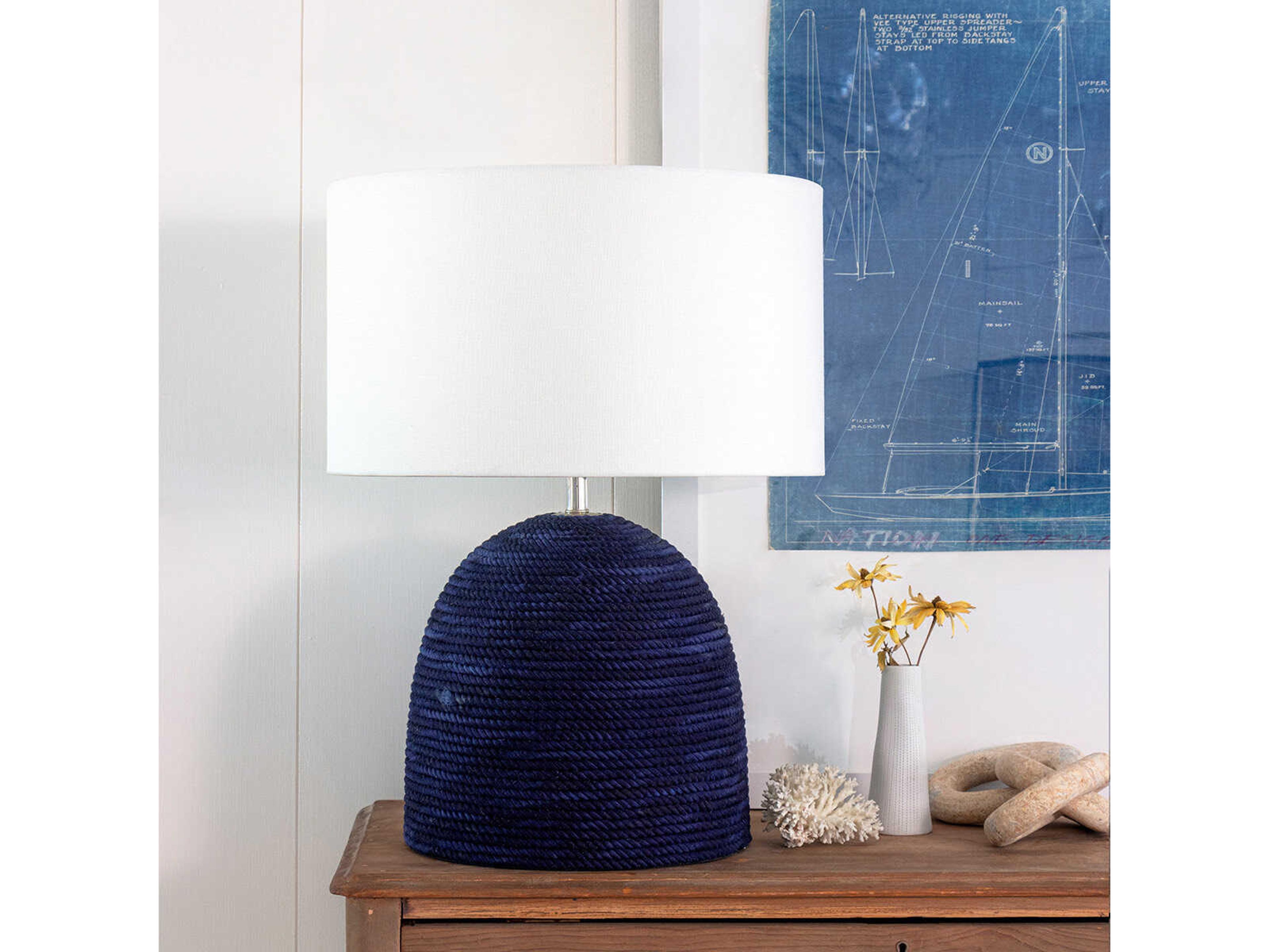 Regina Andrew Manuka Indigo Blue Table Lamp