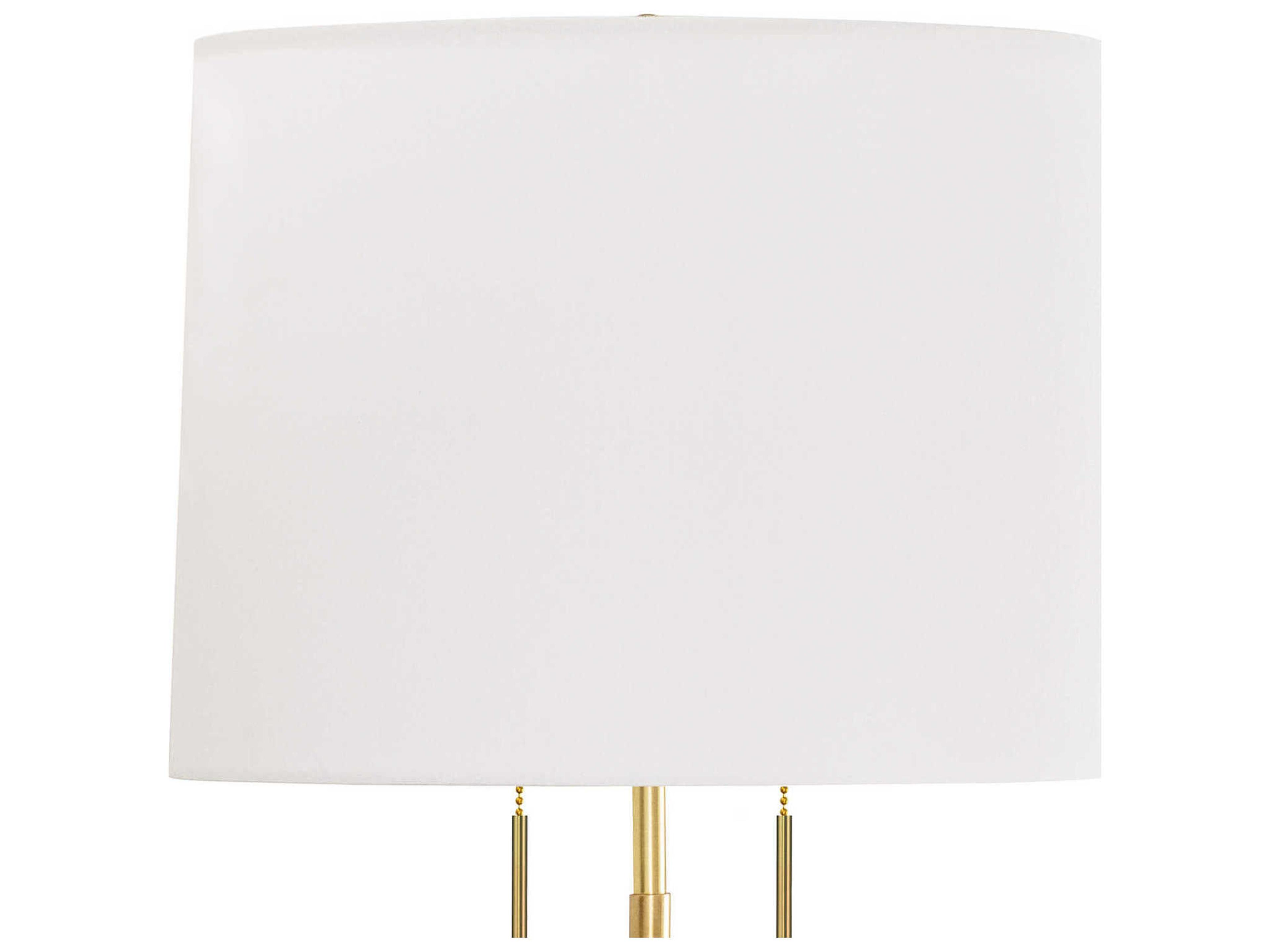 Regina Andrew Austen Natural Stone Polished Brass Buffet Lamp