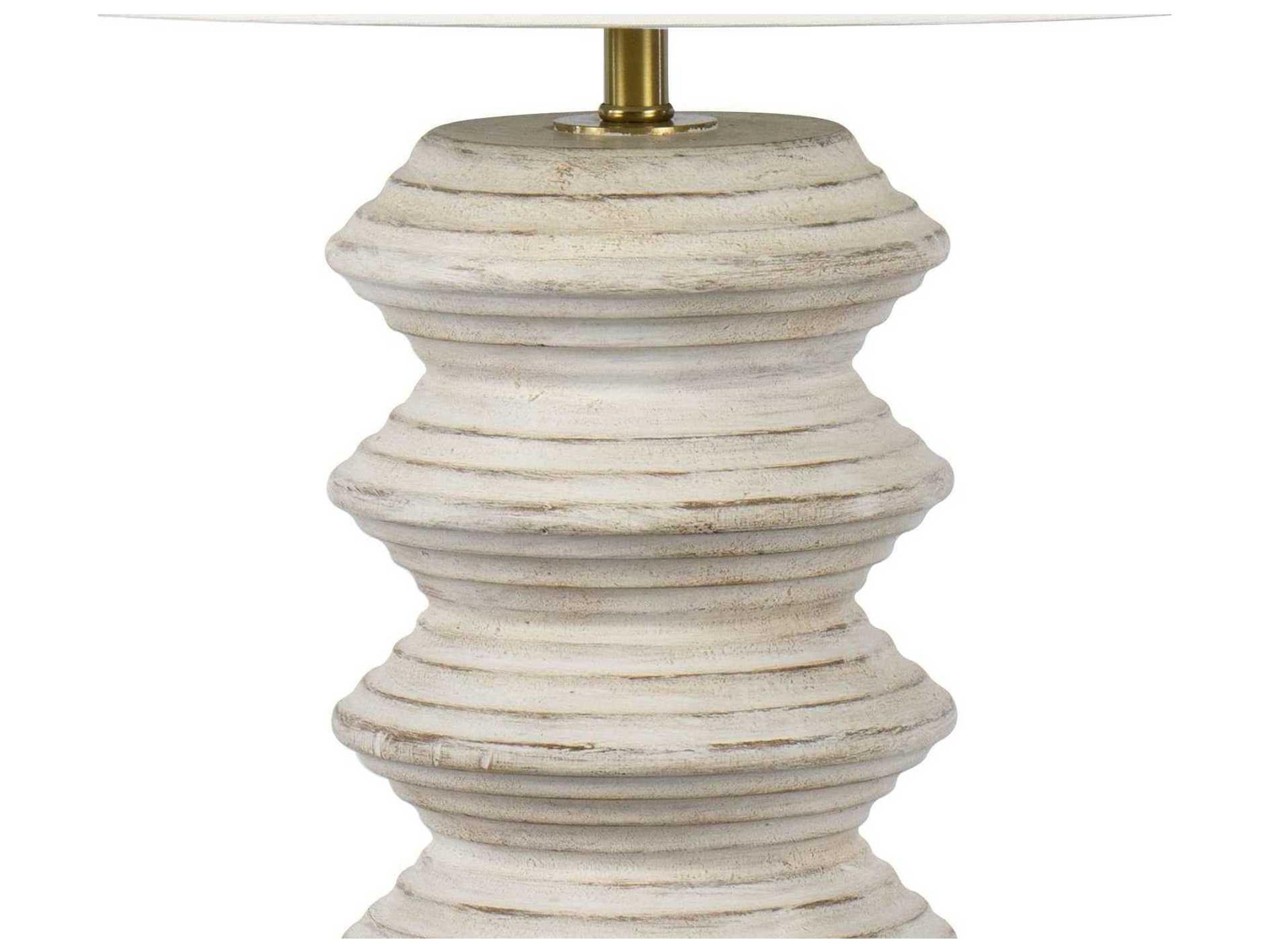 Regina Andrew Nova White Polished Brass Buffet Lamp