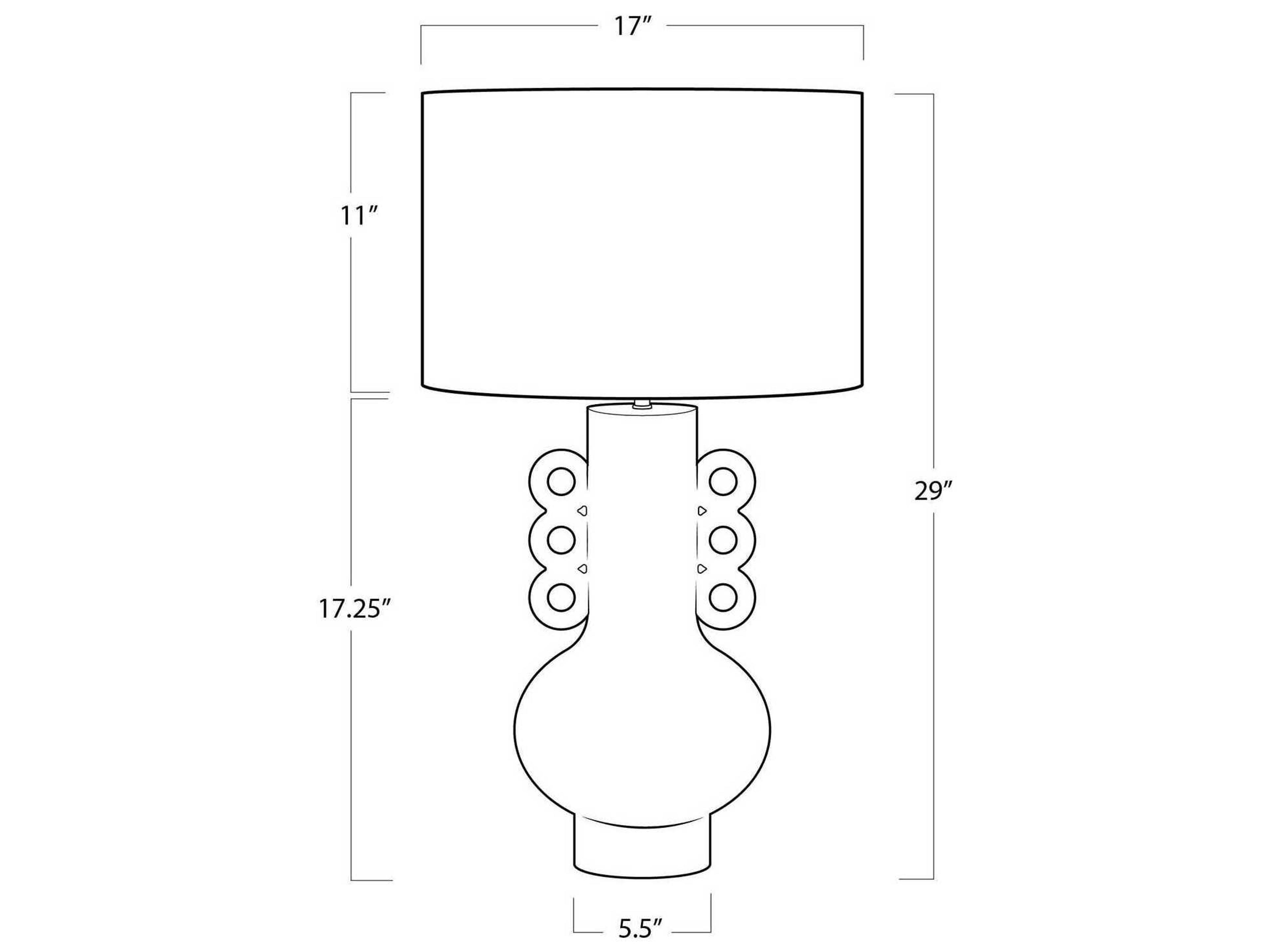 Regina Andrew Chandra Brown Buffet Lamp