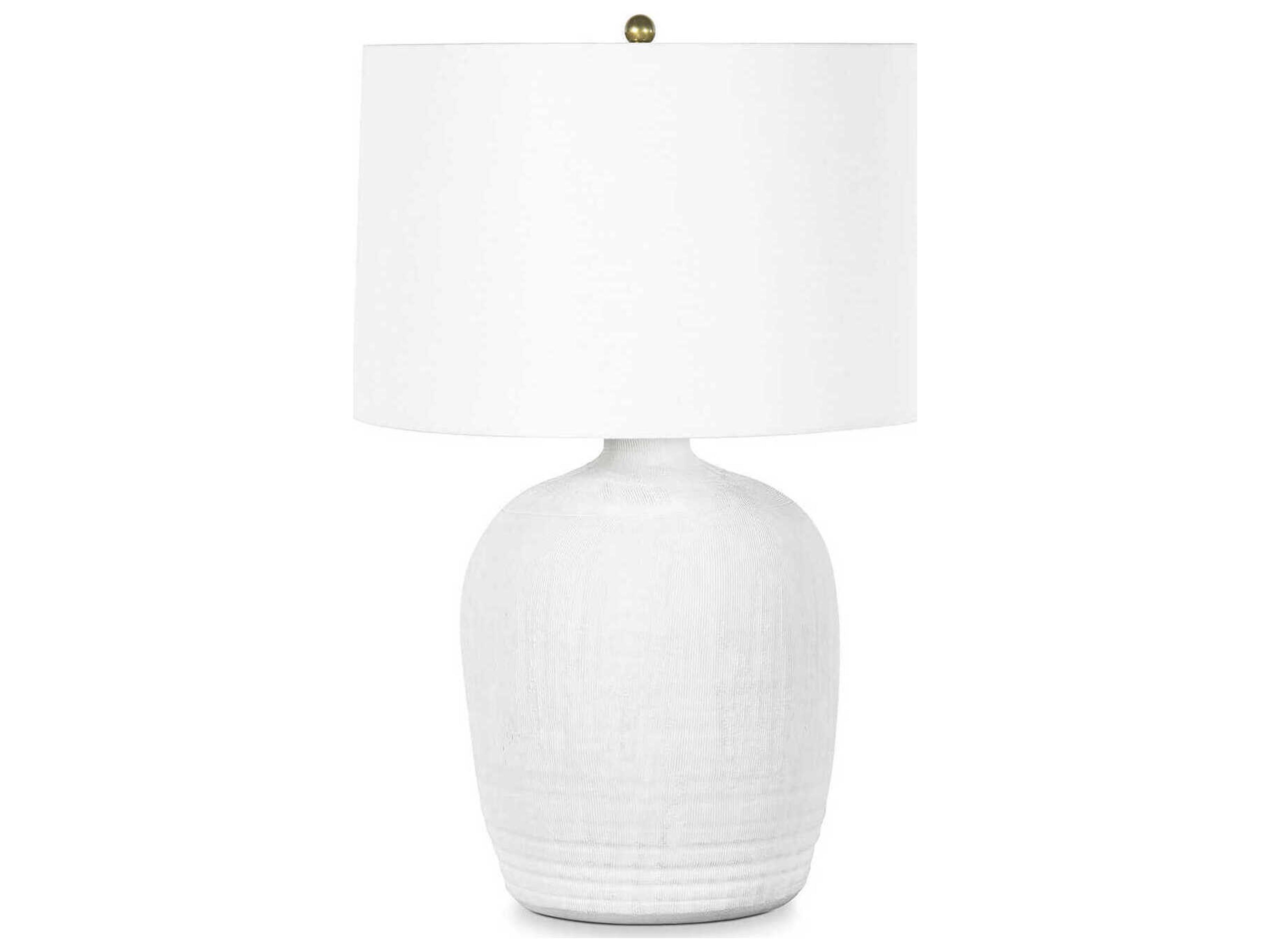 White Buffet Lamp