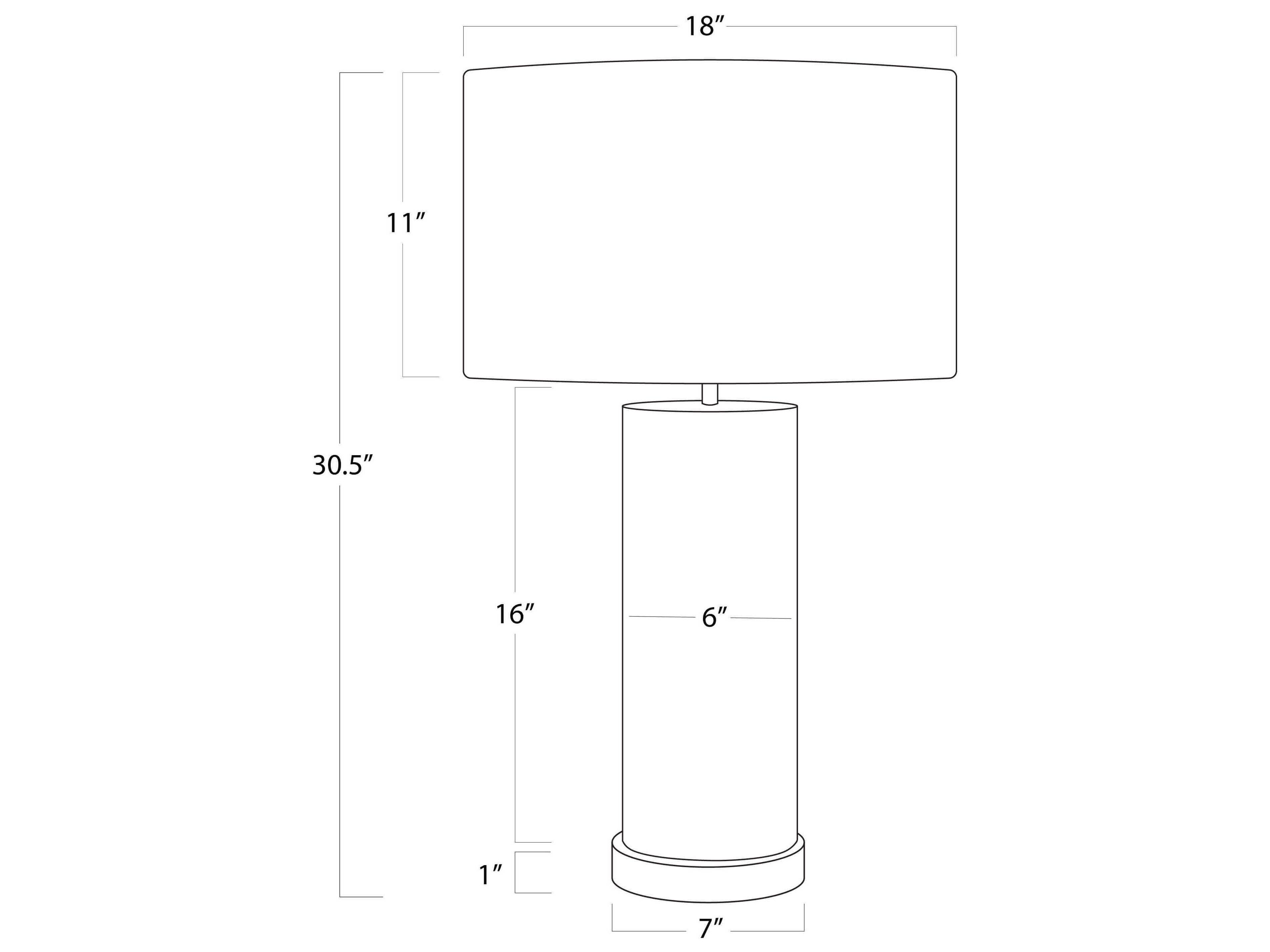 Regina Andrew Andres Grey Buffet Lamp