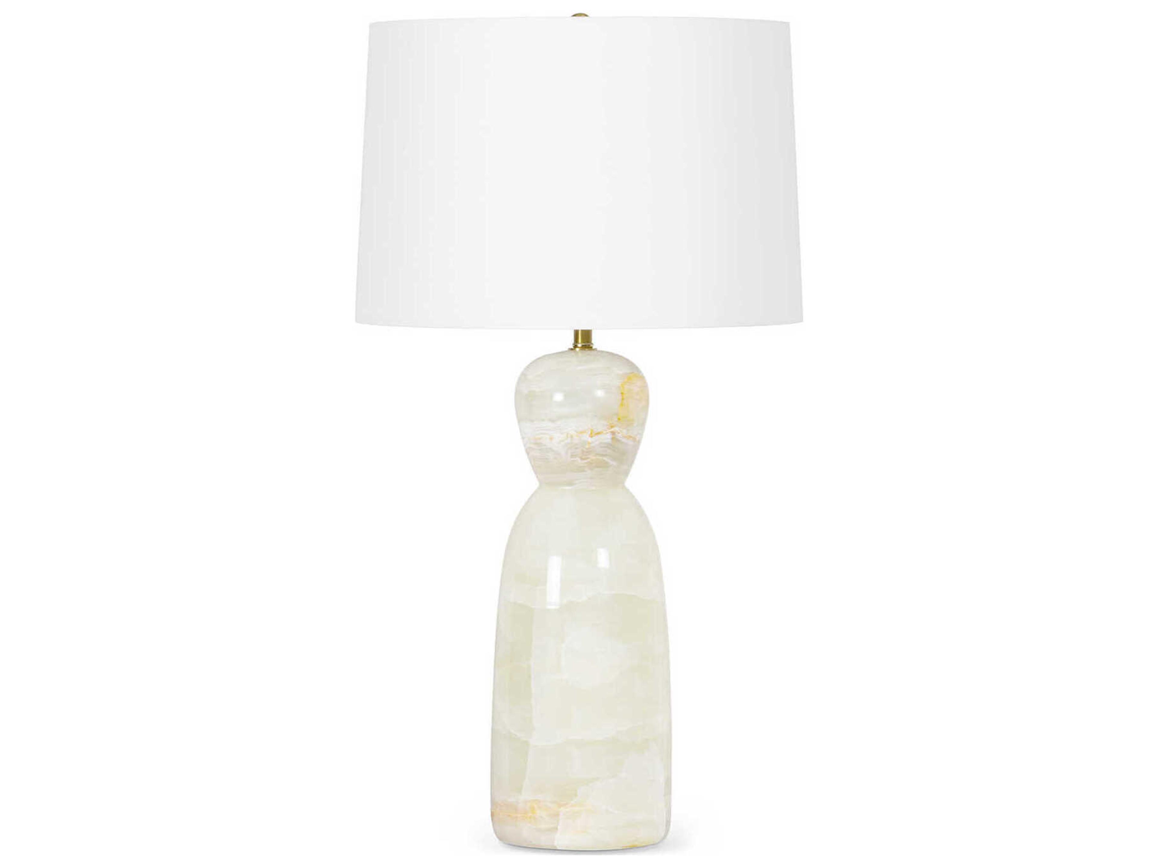 Regina Andrew Indie Natural Stone Brass Buffet Lamp