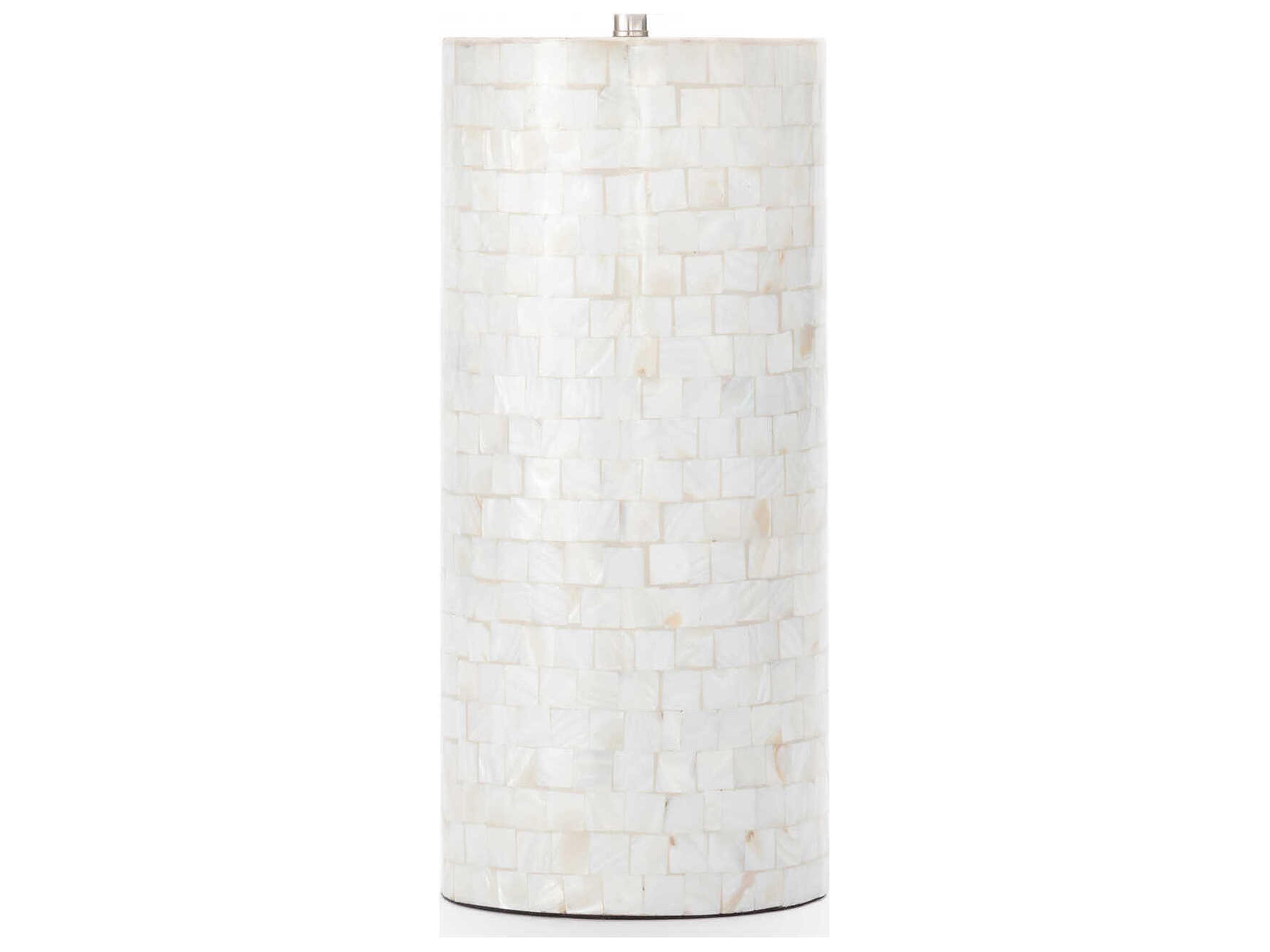 Regina Andrew Heavenly Mother of Pearl Natural White Buffet Lamp