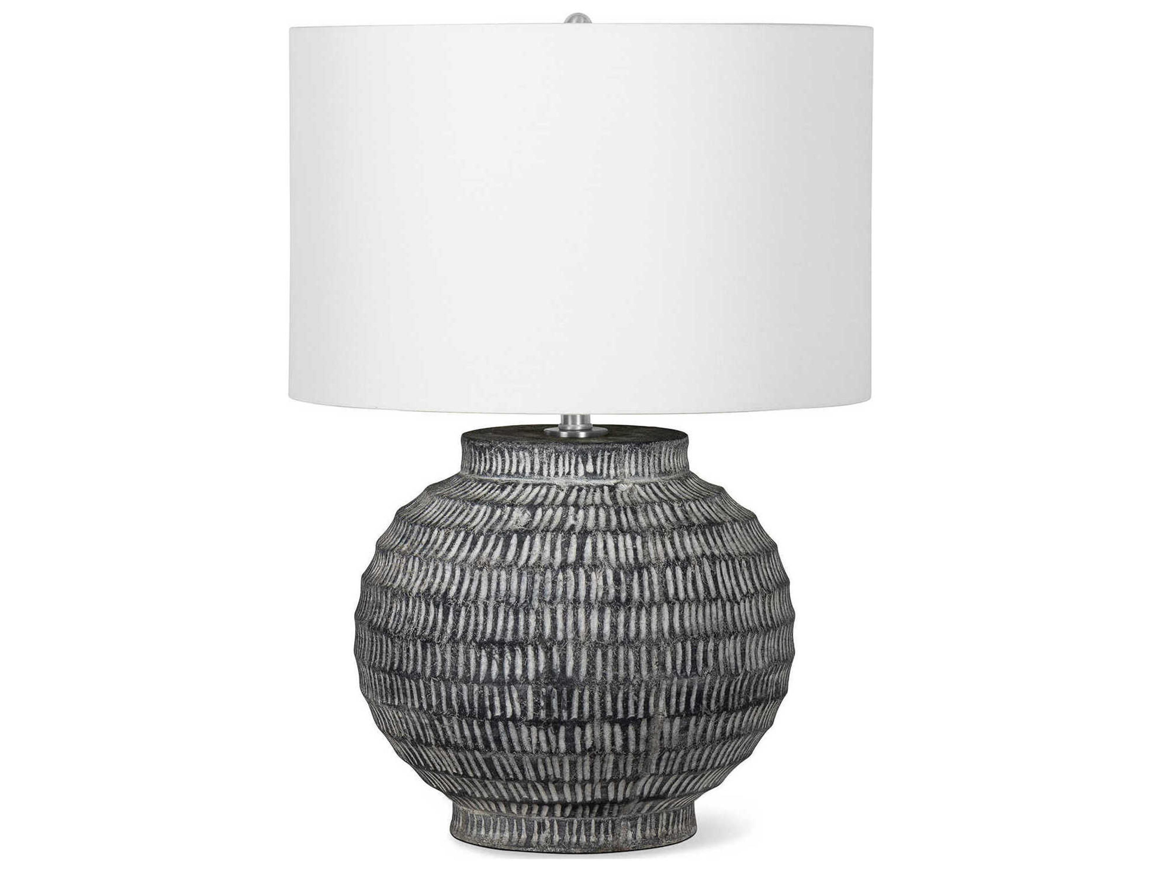 Adobe Brown Gray Buffet Lamp