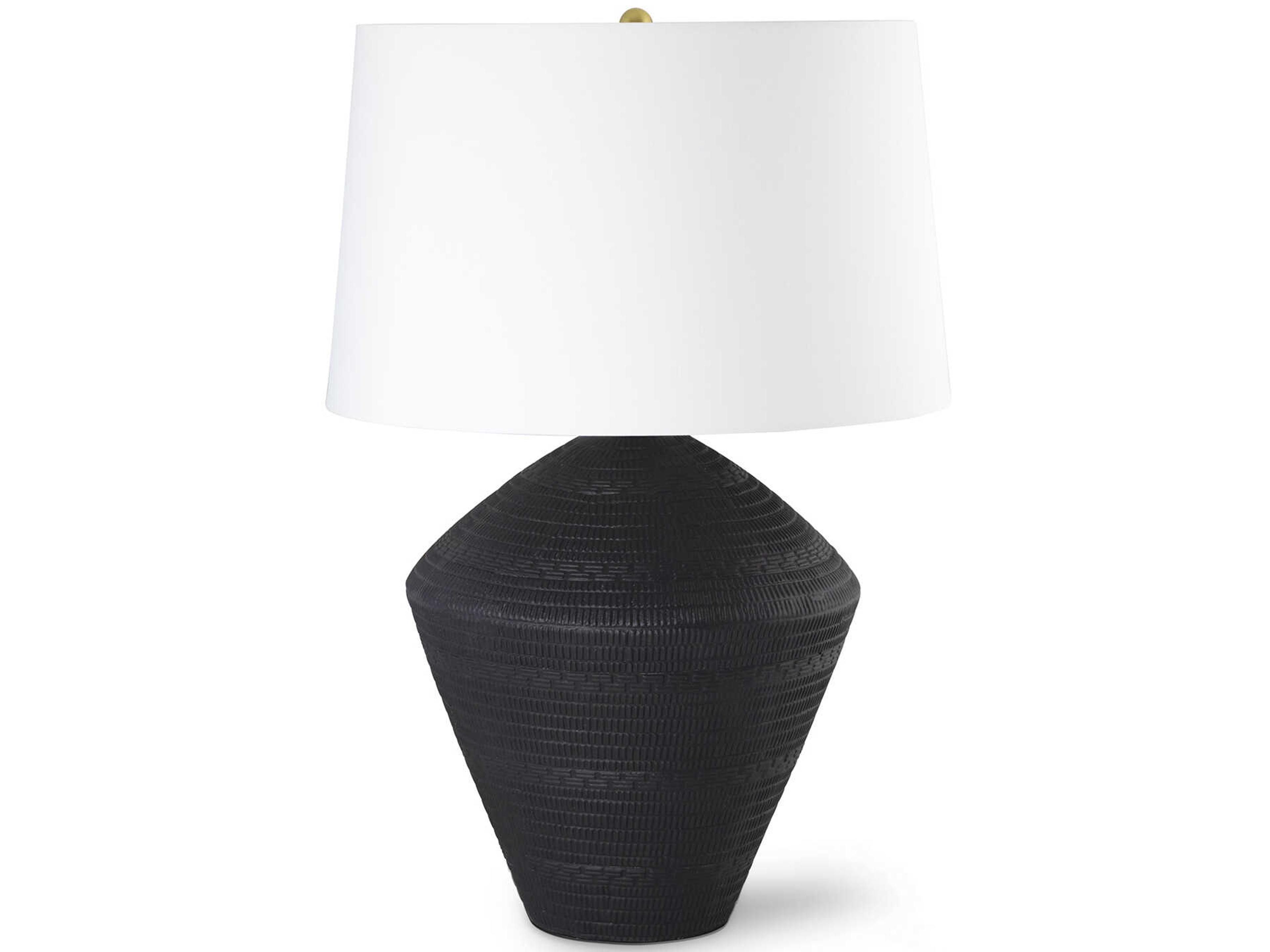 Soren Black Buffet Lamp