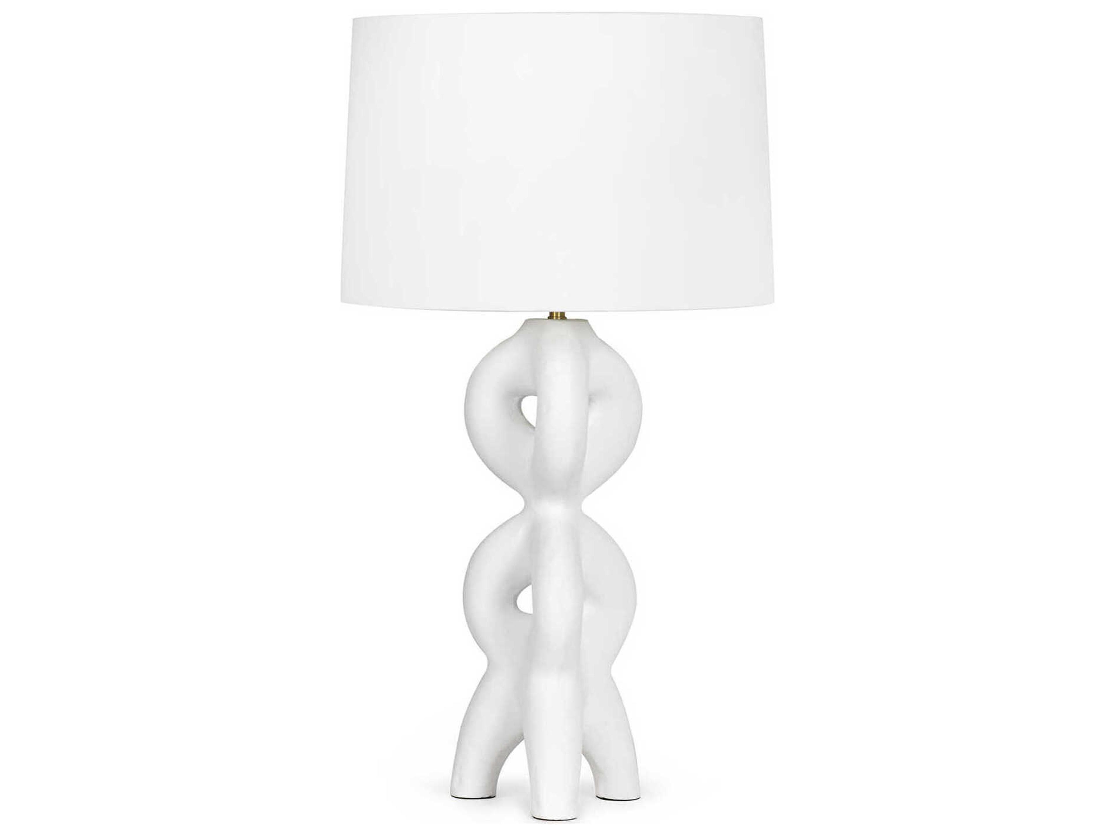 Jacob White Buffet Lamp