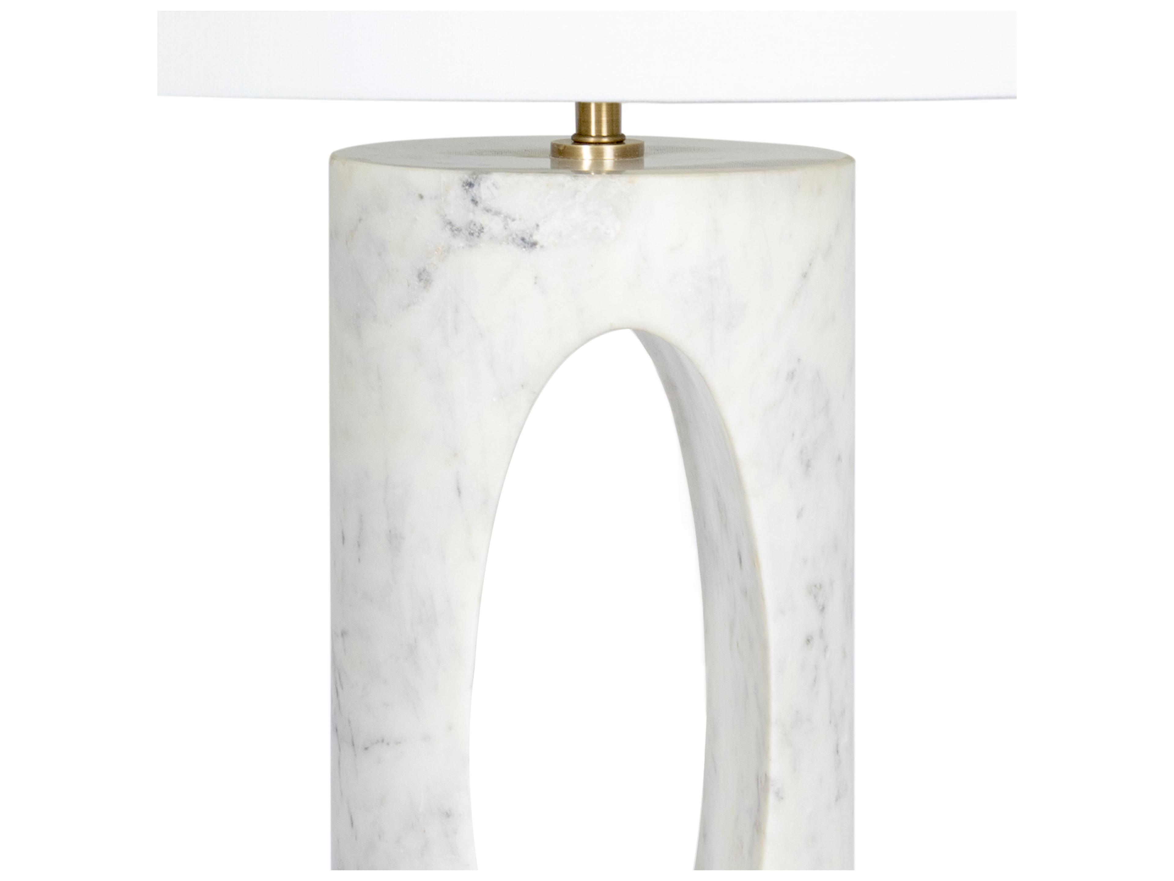 Regina Andrew Portia White Buffet Lamp