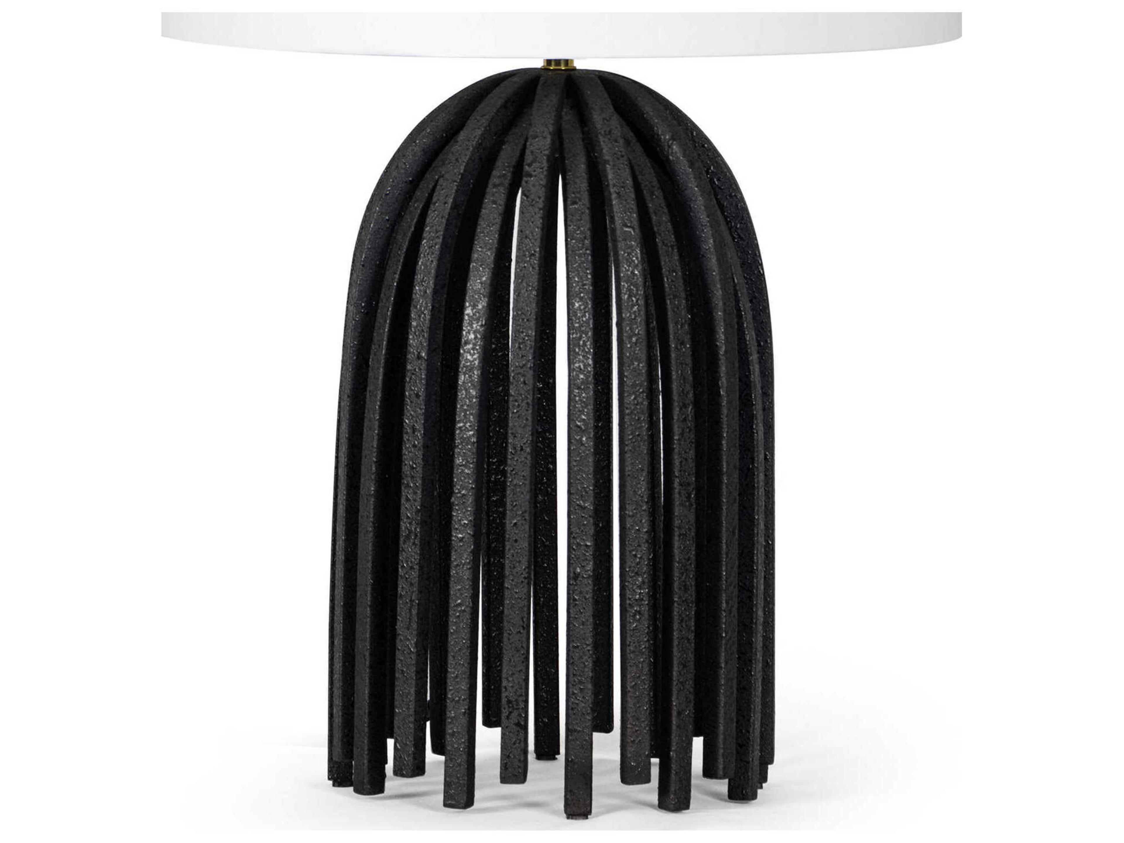 Regina Andrew Webbed Blackened Iron Buffet Lamp