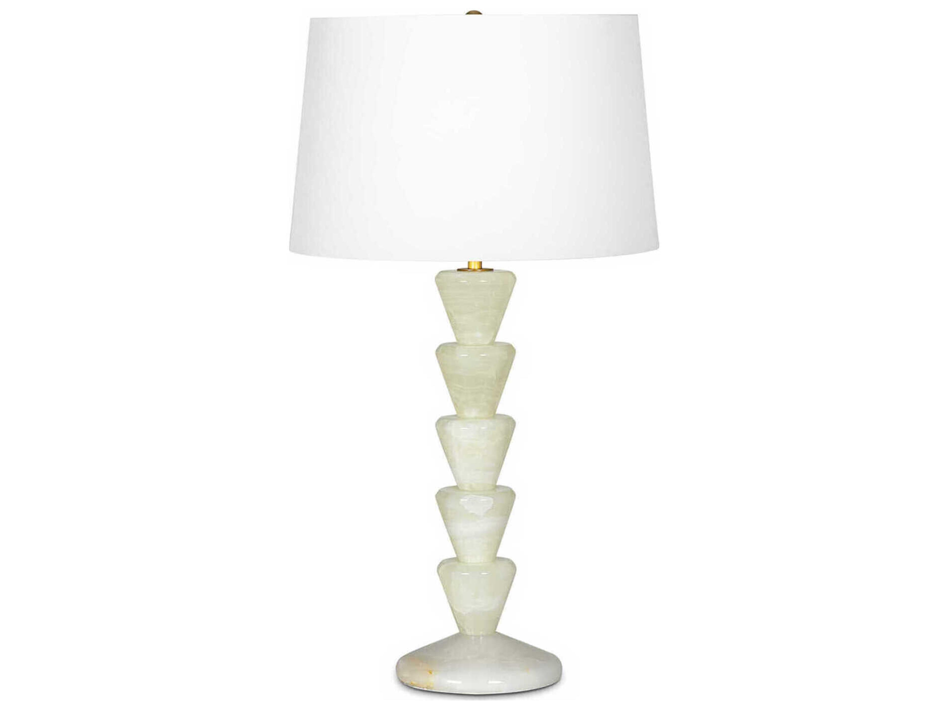 Patricia Natural Stone White Buffet Lamp